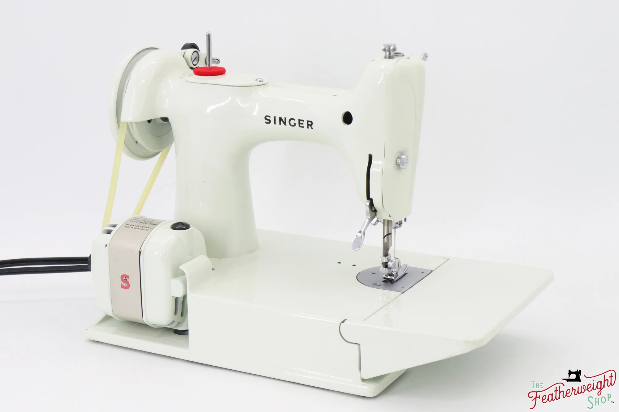 Singer Featherweight 221 Sewing Machine, WHITE - EV978*** - Image 6