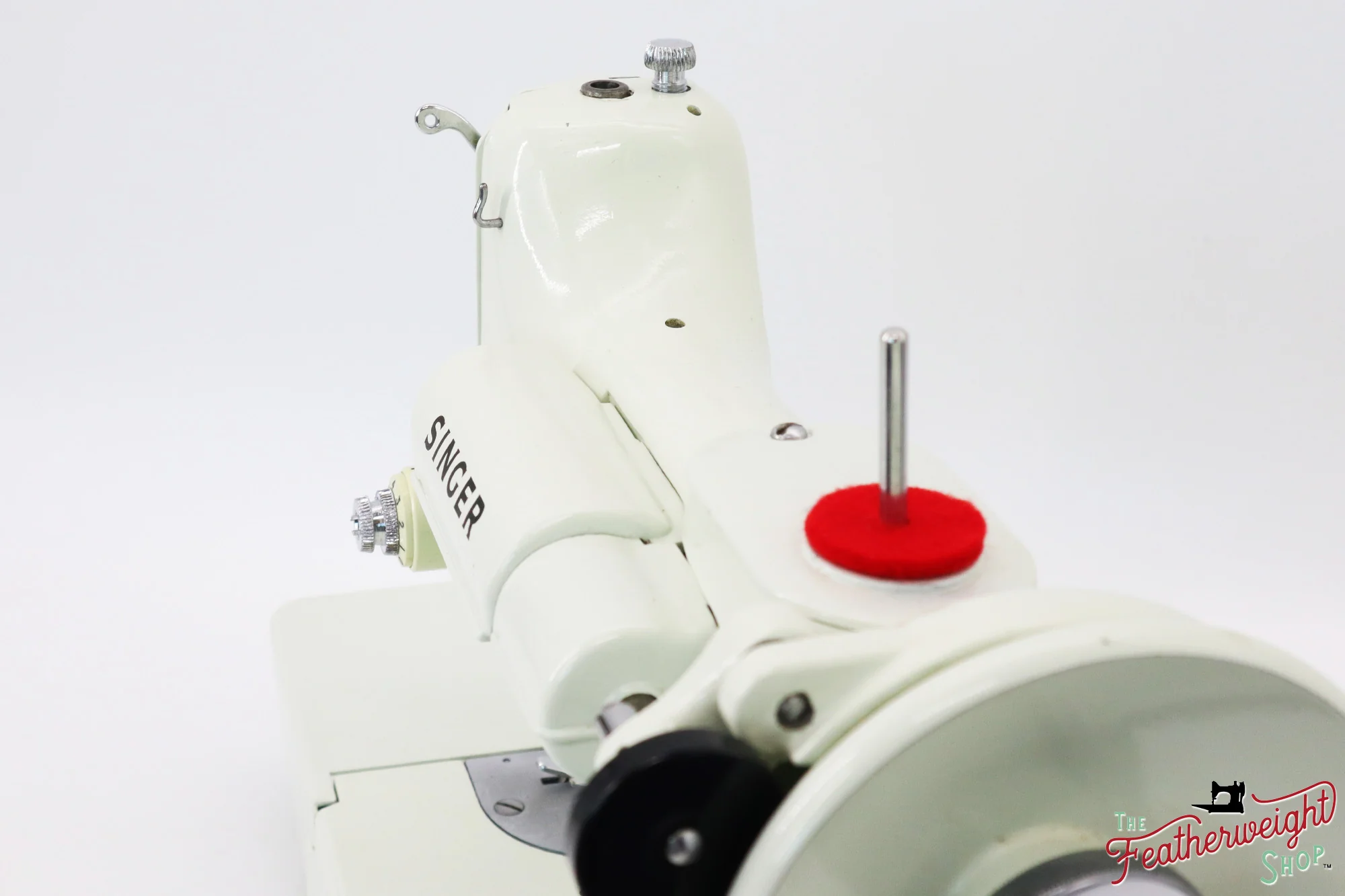 Singer Featherweight 221 Sewing Machine, WHITE - EV98939* - Image 11