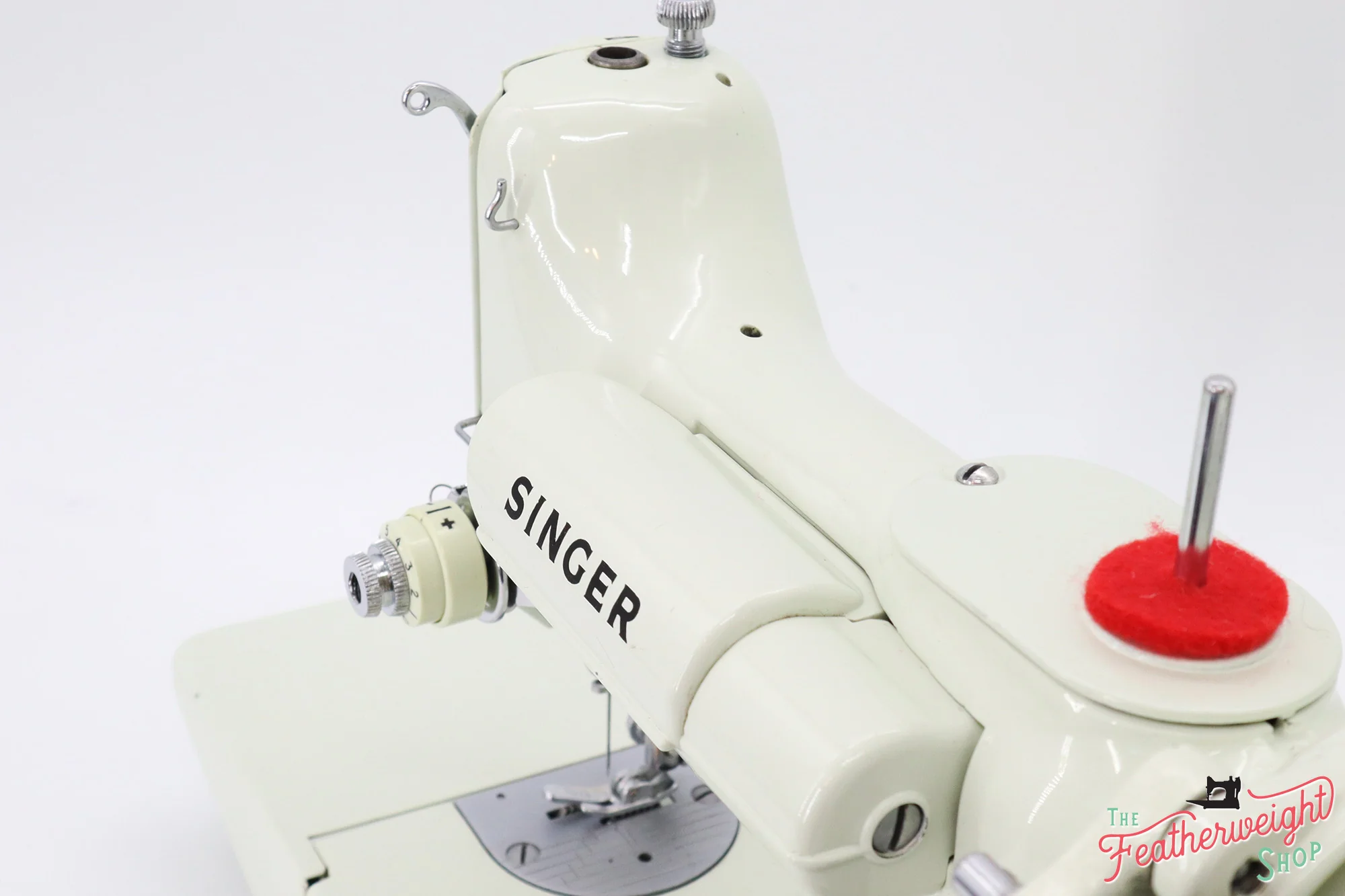Singer Featherweight 221 Sewing Machine, WHITE FA227*** - Image 10