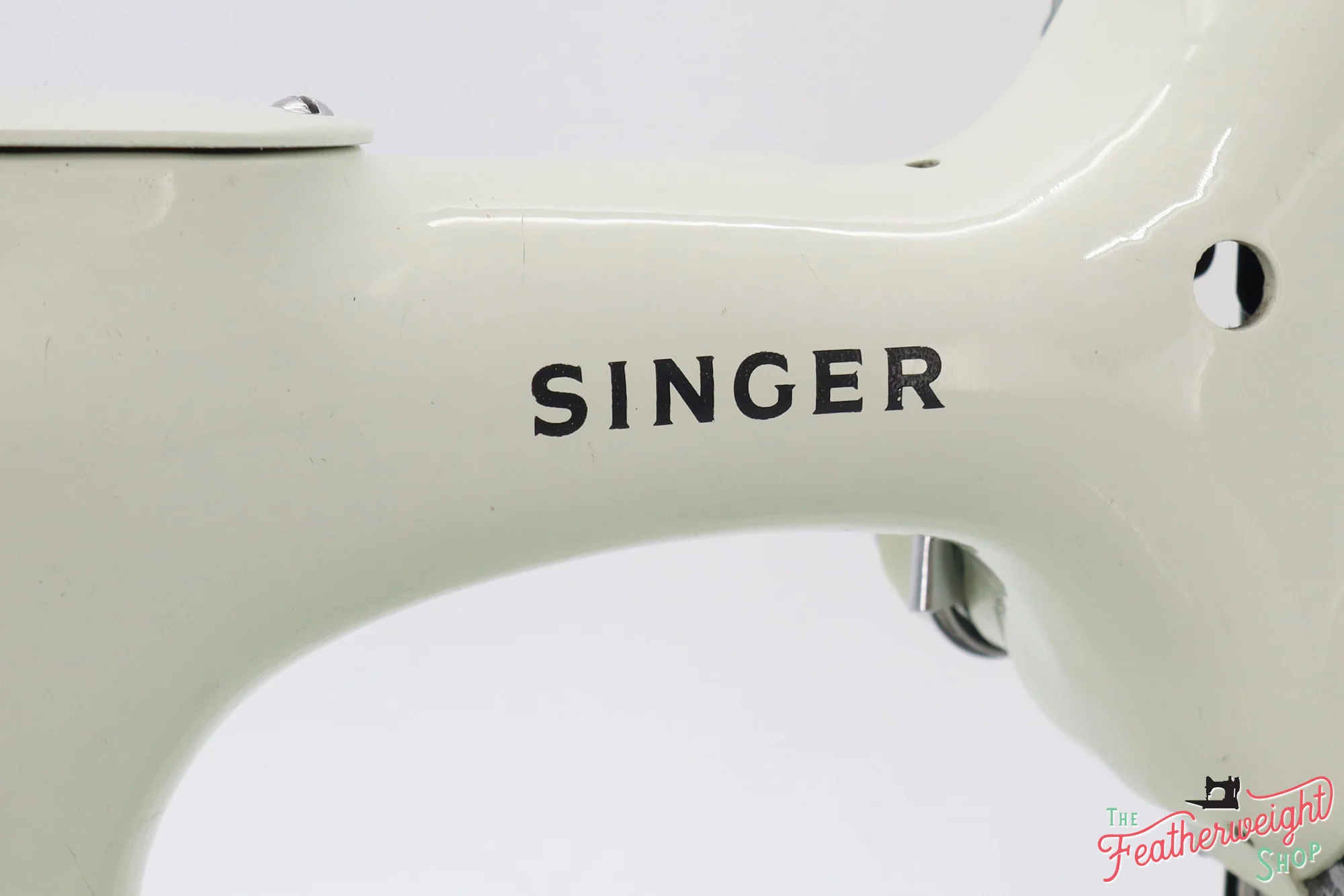 Singer Featherweight 221 Sewing Machine, WHITE FA227*** - Image 11