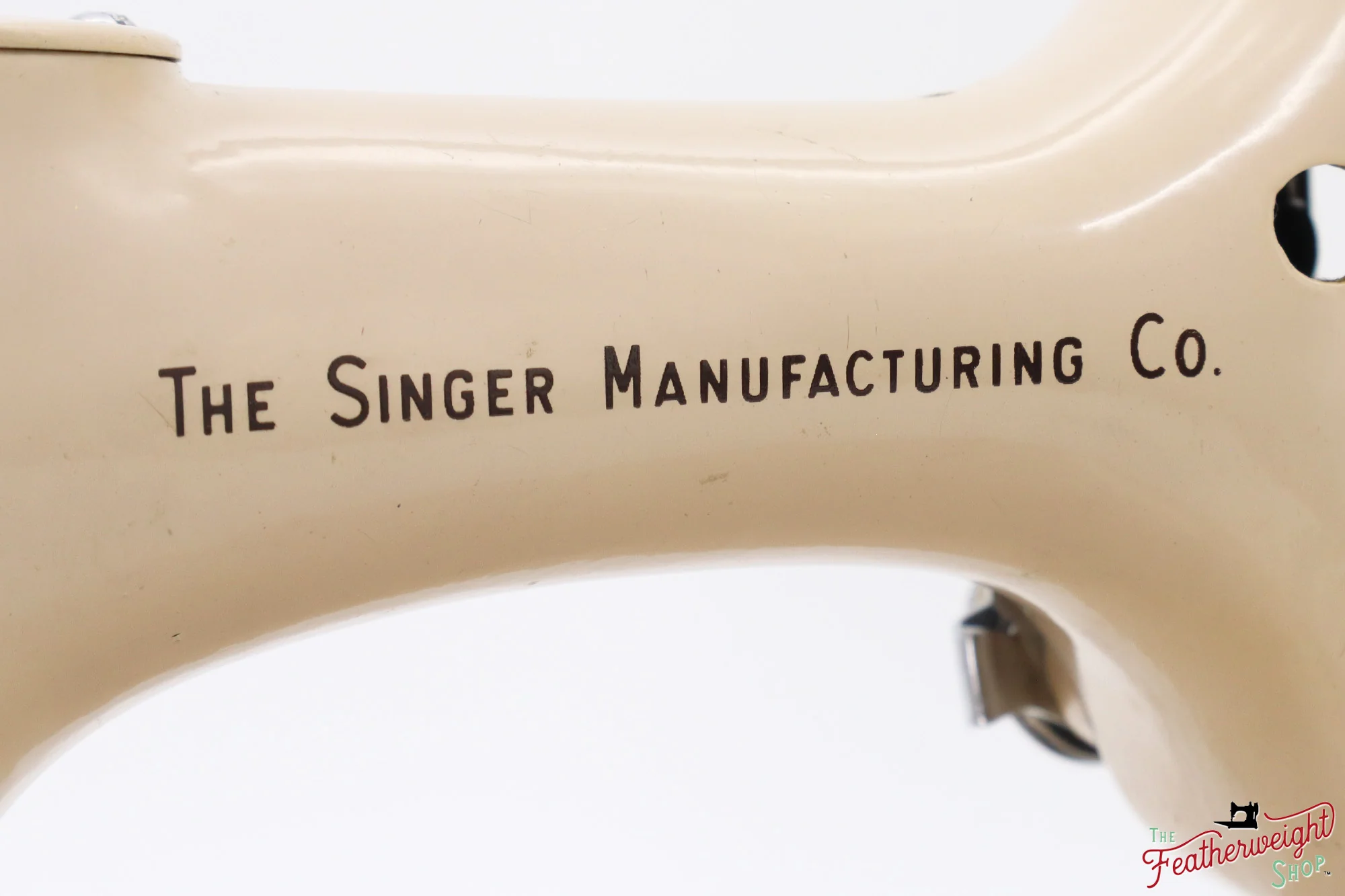 Singer Featherweight 221J Sewing Machine, Tan - JE152*** - Image 12