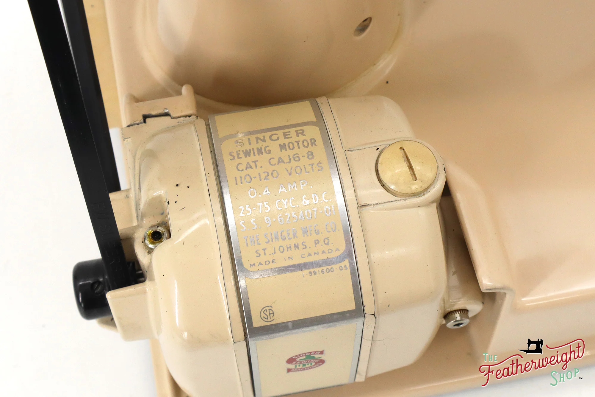 Singer Featherweight 221J Sewing Machine, Tan - JE1598** - Image 19