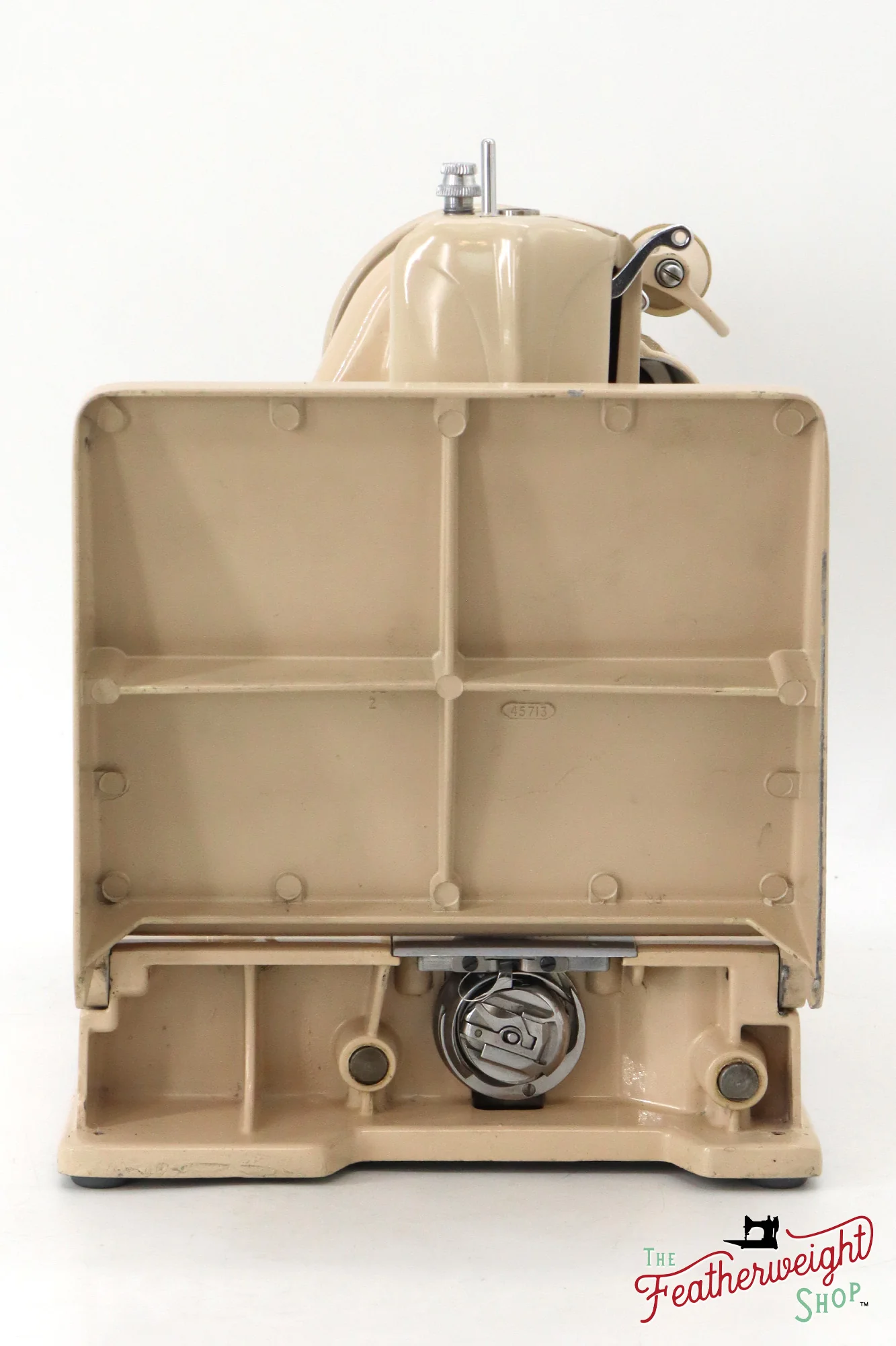 Singer Featherweight 221J Sewing Machine, Tan - JE1598** - Image 5