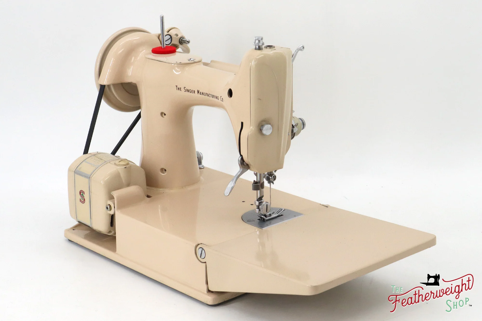 Singer Featherweight 221J Sewing Machine, Tan - JE1598** - Image 6