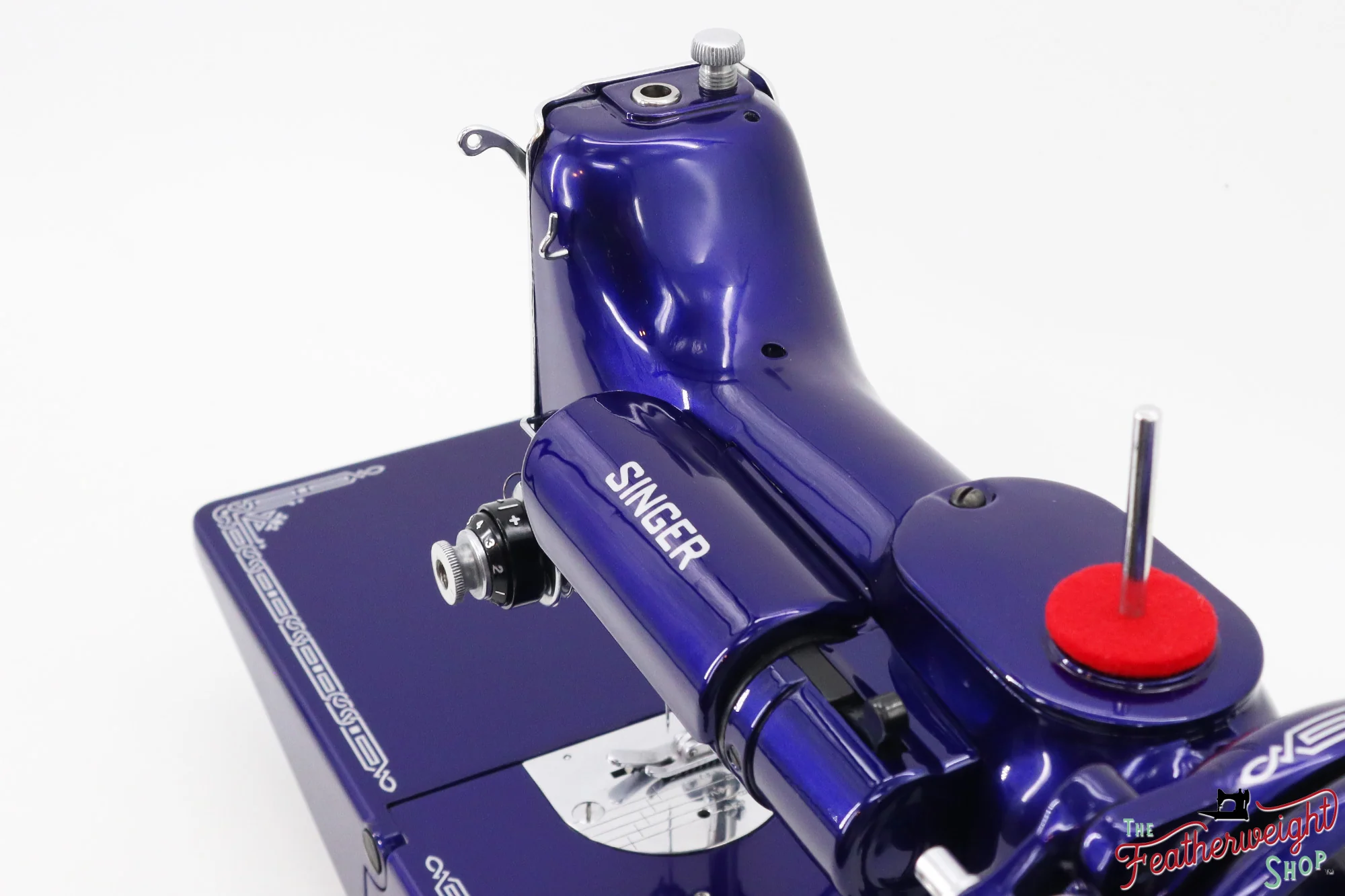 Singer Featherweight 221K, 1951 - EG438*** - Fully Restored in Cobalt Blue - Image 12