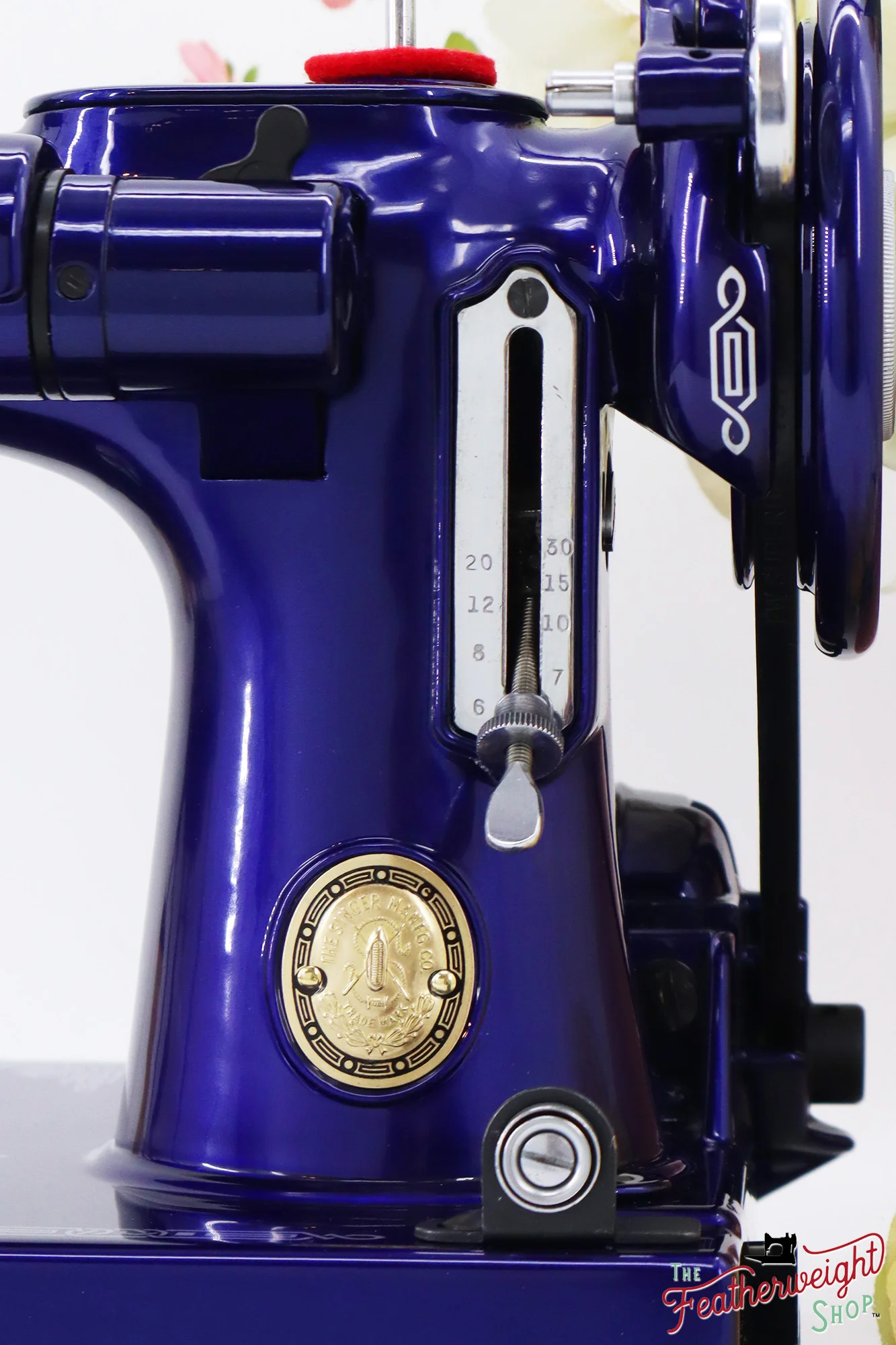 Singer Featherweight 221K, 1951 - EG438*** - Fully Restored in Cobalt Blue - Image 13