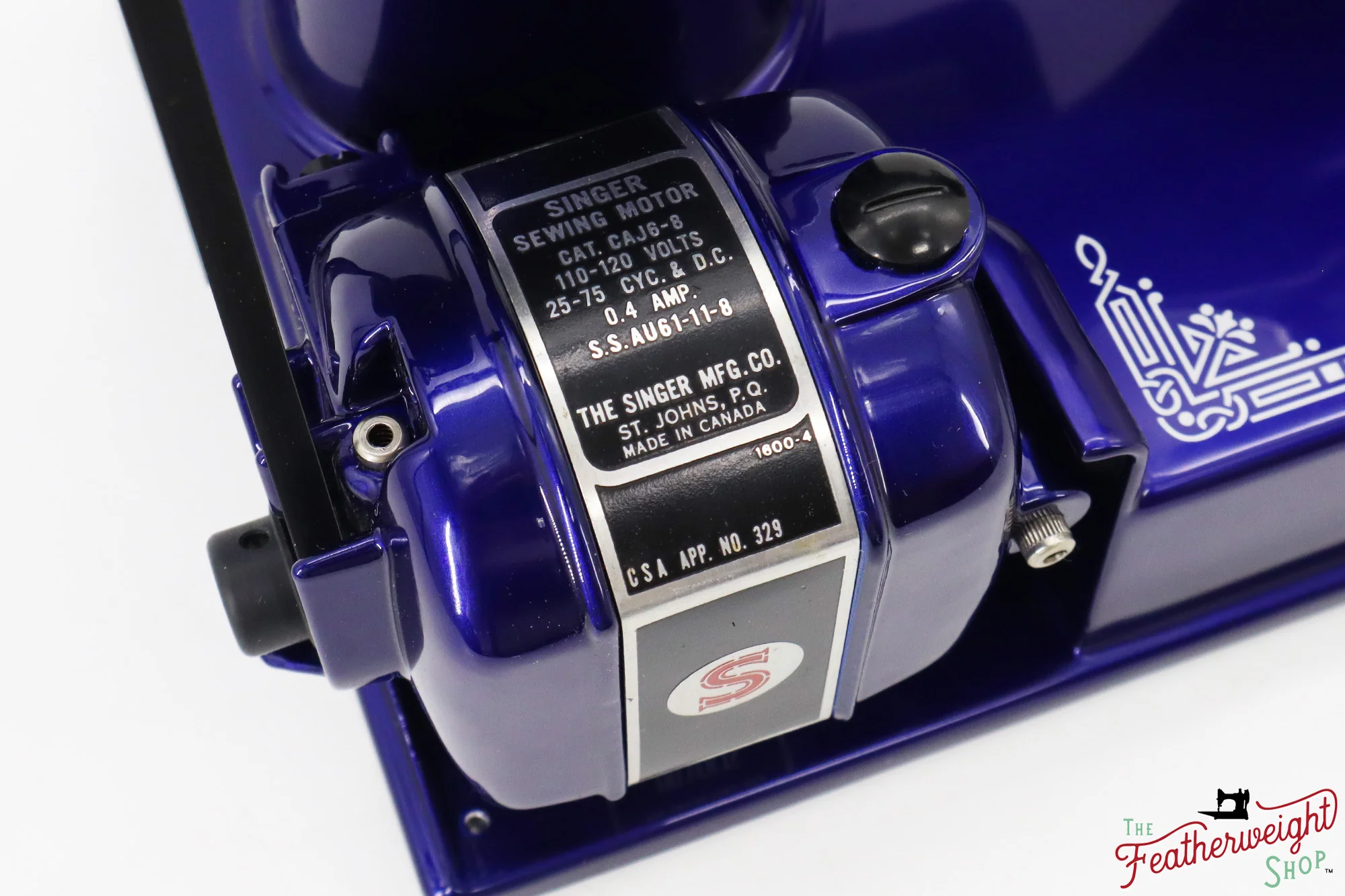Singer Featherweight 221K, 1951 - EG438*** - Fully Restored in Cobalt Blue - Image 14