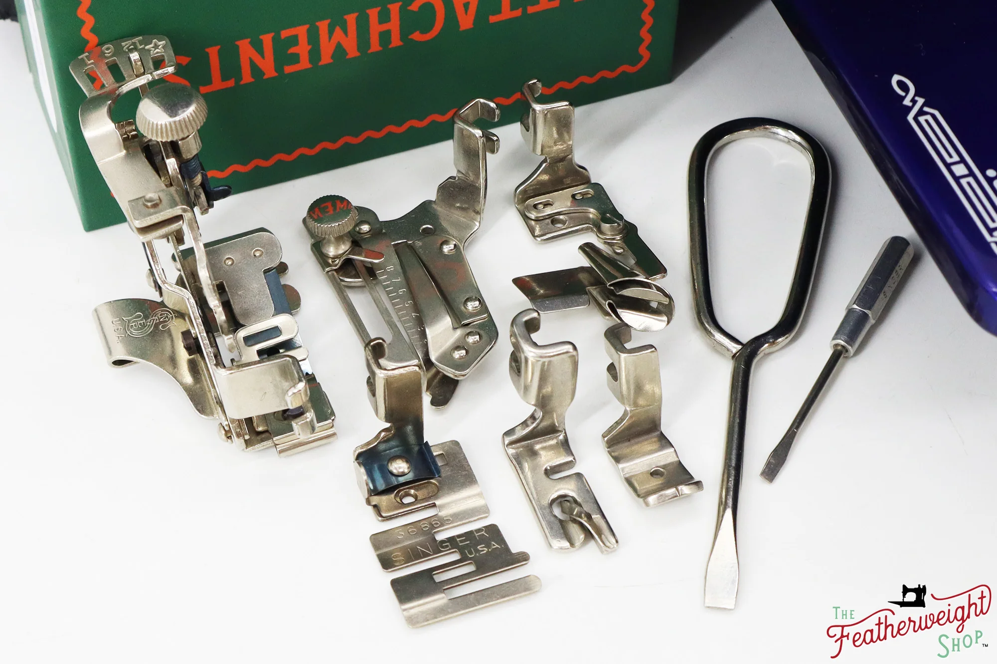 Singer Featherweight 221K, 1951 - EG438*** - Fully Restored in Cobalt Blue - Image 15