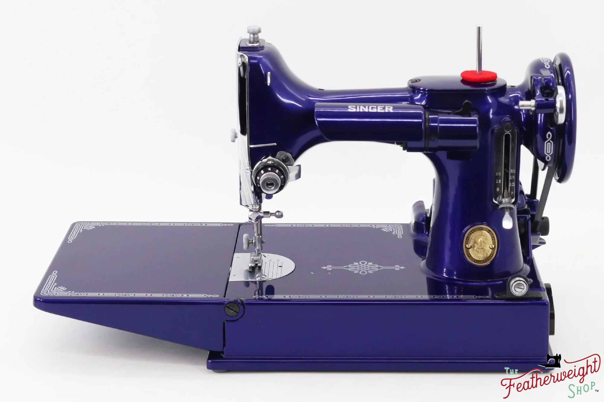 Singer Featherweight 221K, 1951 - EG438*** - Fully Restored in Cobalt Blue - Image 3