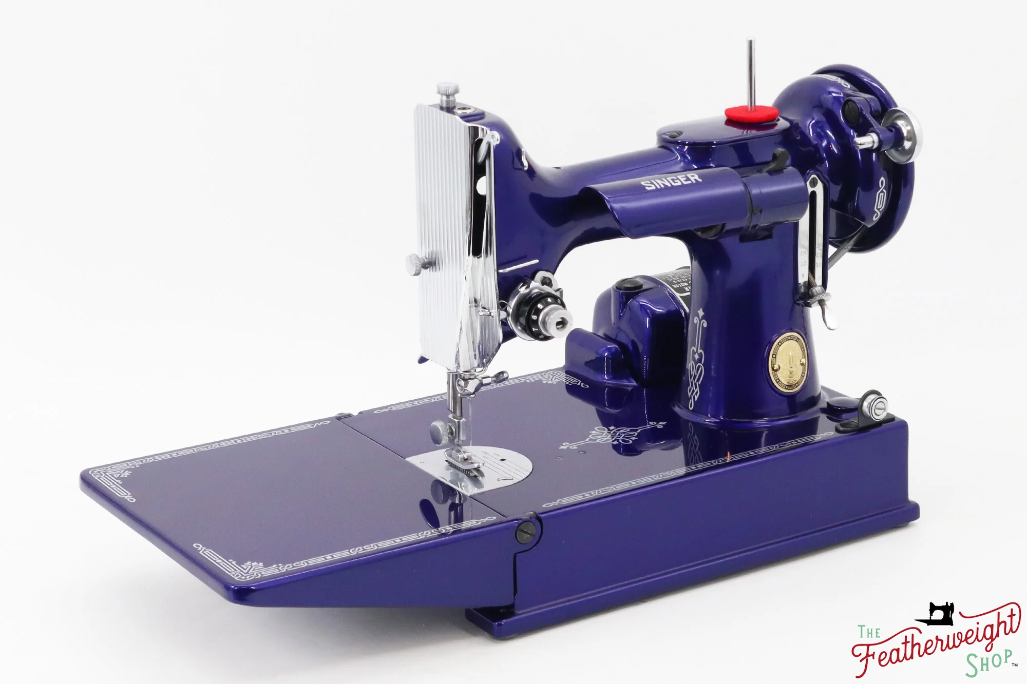 Singer Featherweight 221K, 1951 - EG438*** - Fully Restored in Cobalt Blue - Image 4