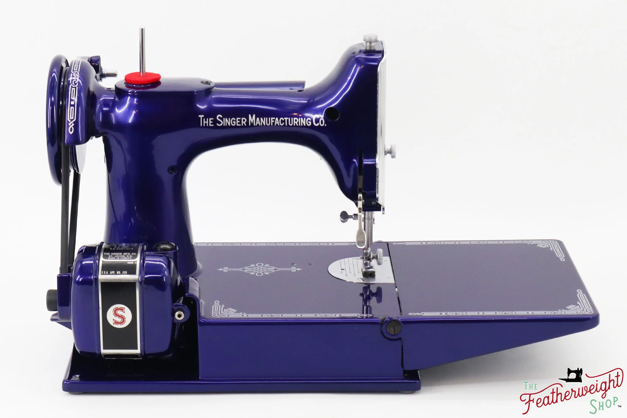 Singer Featherweight 221K, 1951 - EG438*** - Fully Restored in Cobalt Blue - Image 6