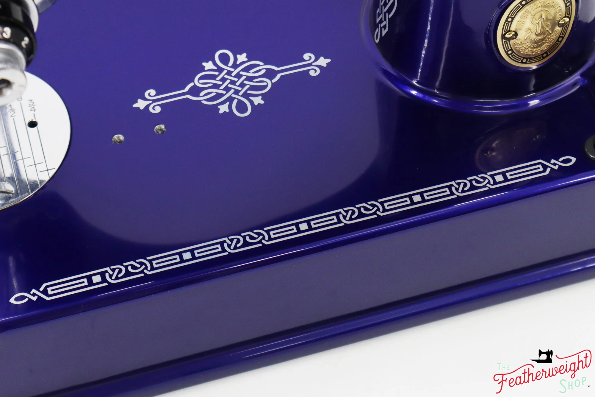 Singer Featherweight 221K, 1951 - EG438*** - Fully Restored in Cobalt Blue - Image 7