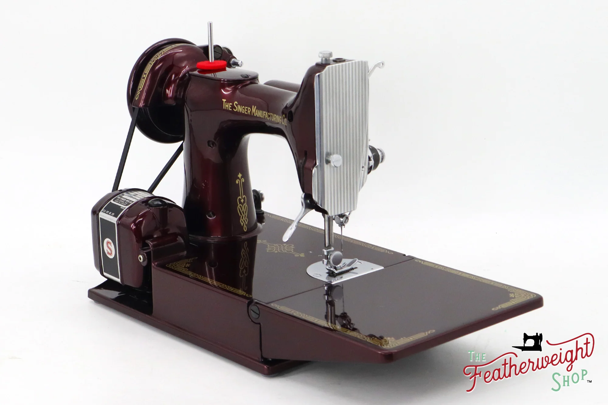 Singer Featherweight 221K, 1953 - EH893*** - Fully Restored in Brandywine - Image 5