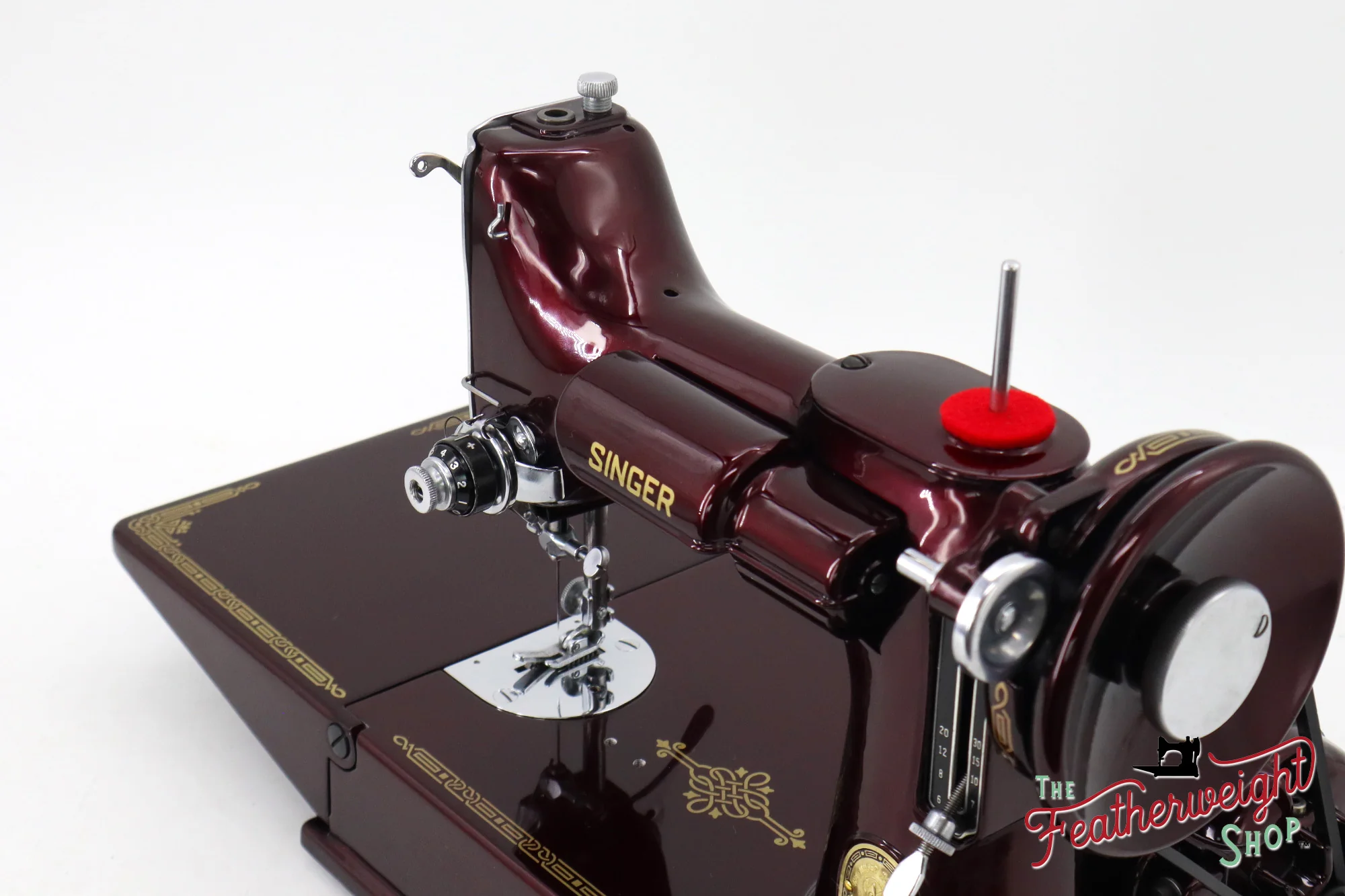 Singer Featherweight 221K, 1953 - EH893*** - Fully Restored in Brandywine - Image 7