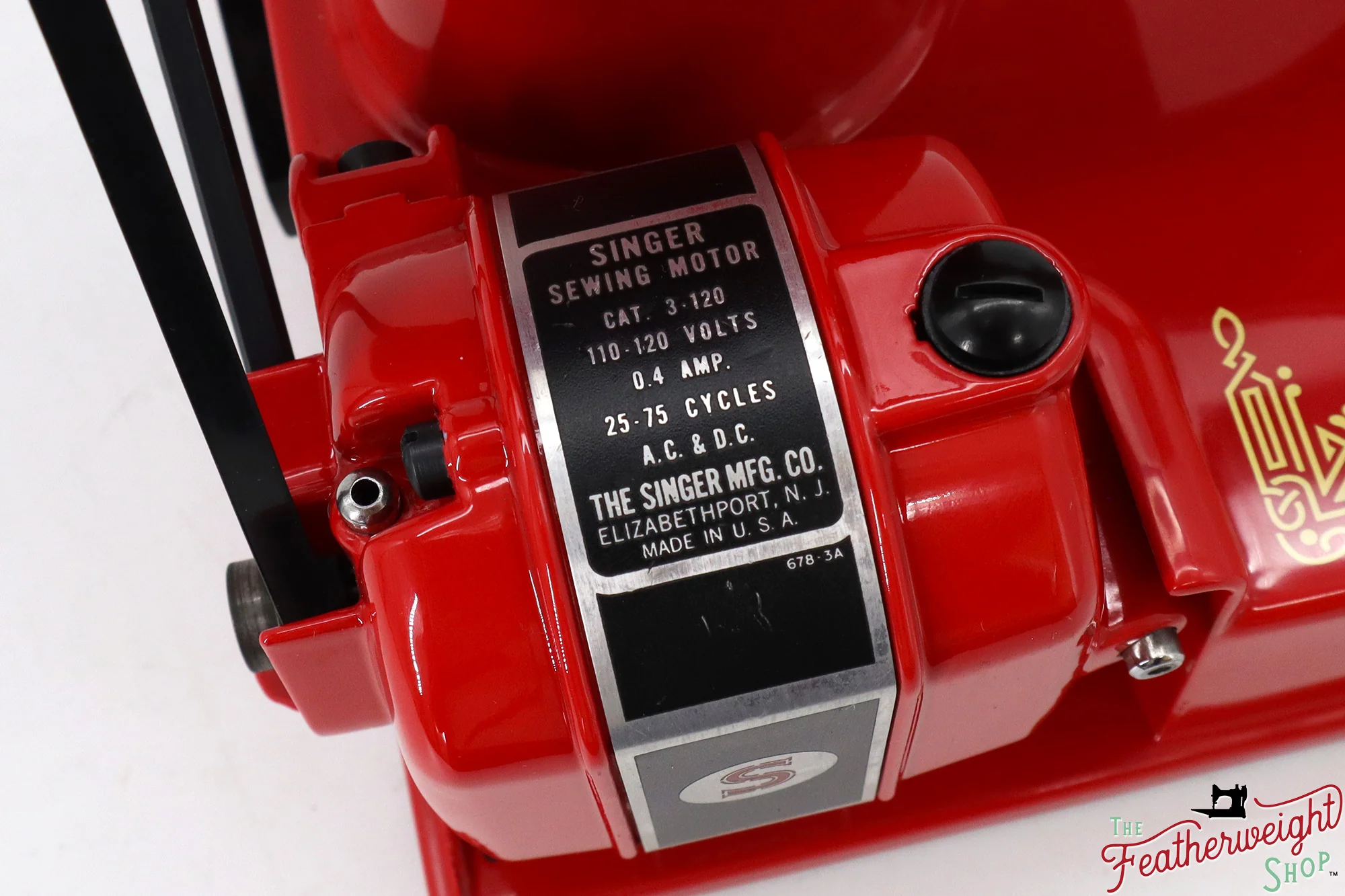 Singer Featherweight 221K, Centennial - EG3030** - Fully Restored in Liberty Red - Image 16