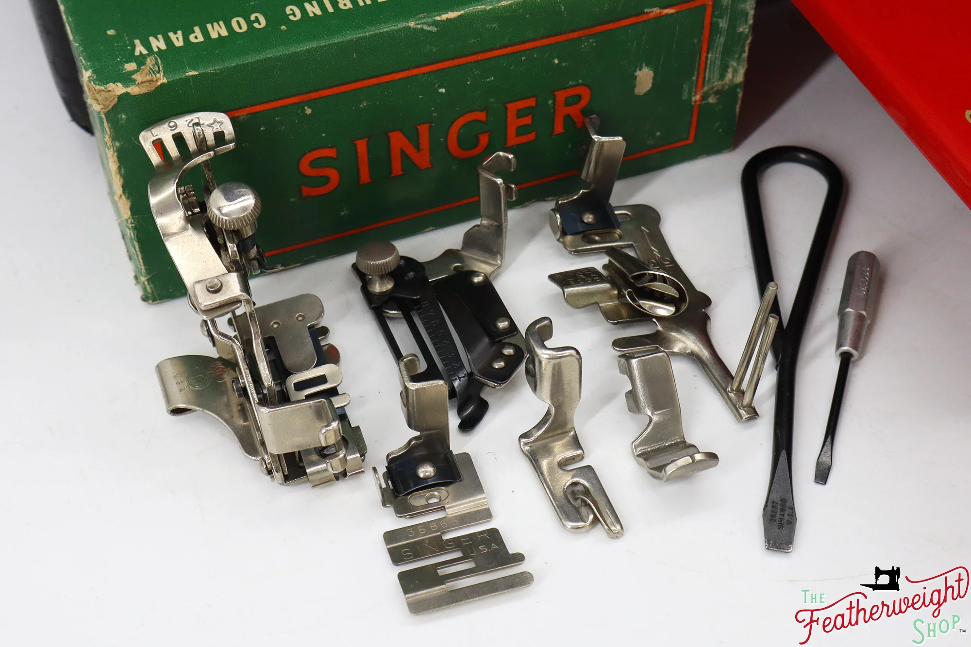 Singer Featherweight 221K, Centennial - EG3030** - Fully Restored in Liberty Red - Image 17