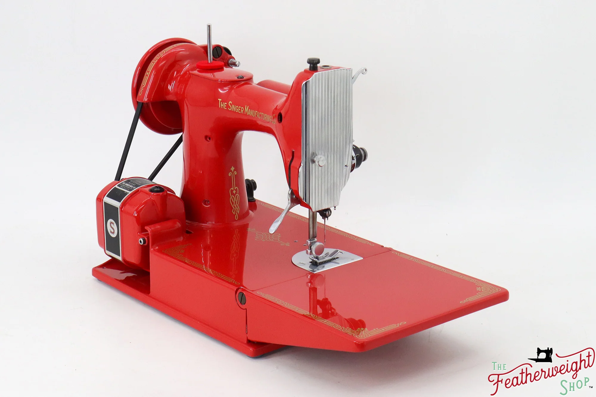 Singer Featherweight 221K, Centennial - EG3030** - Fully Restored in Liberty Red - Image 4