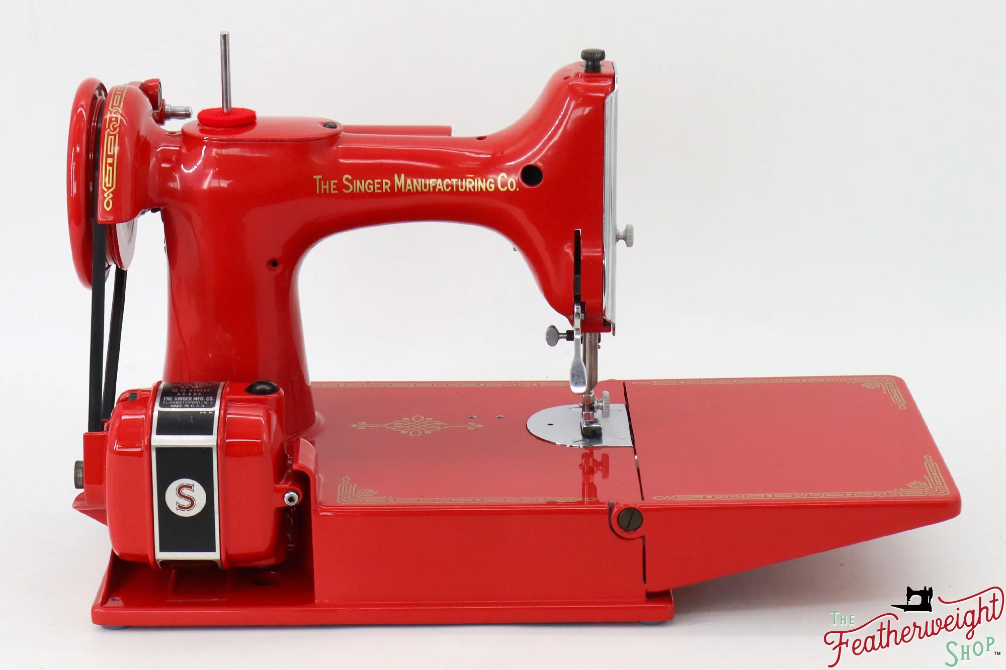 Singer Featherweight 221K, Centennial - EG3030** - Fully Restored in Liberty Red - Image 5
