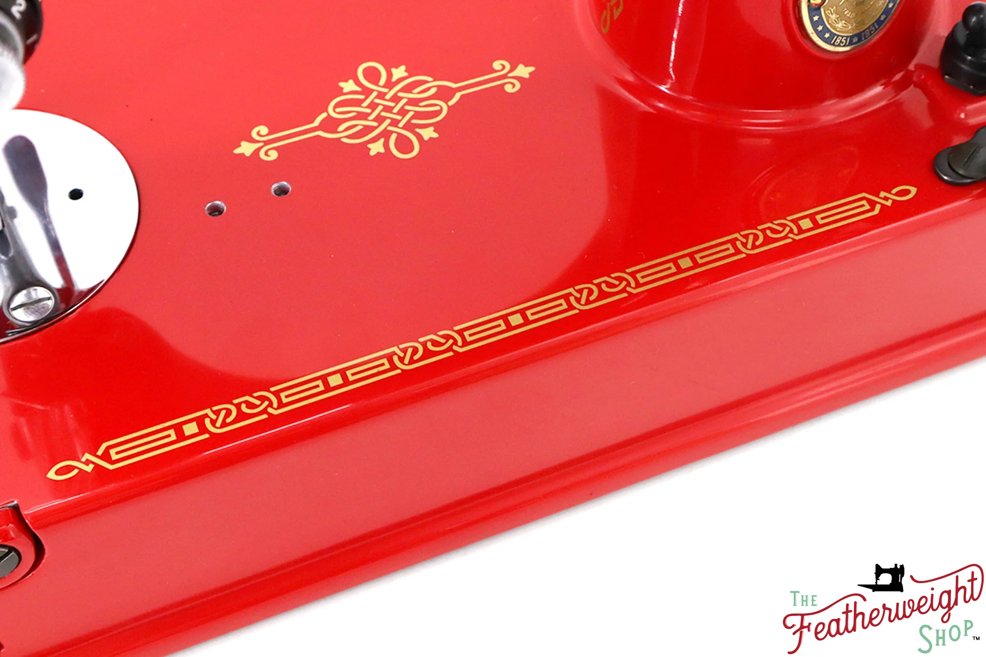 Singer Featherweight 221K, Centennial - EG3030** - Fully Restored in Liberty Red - Image 9