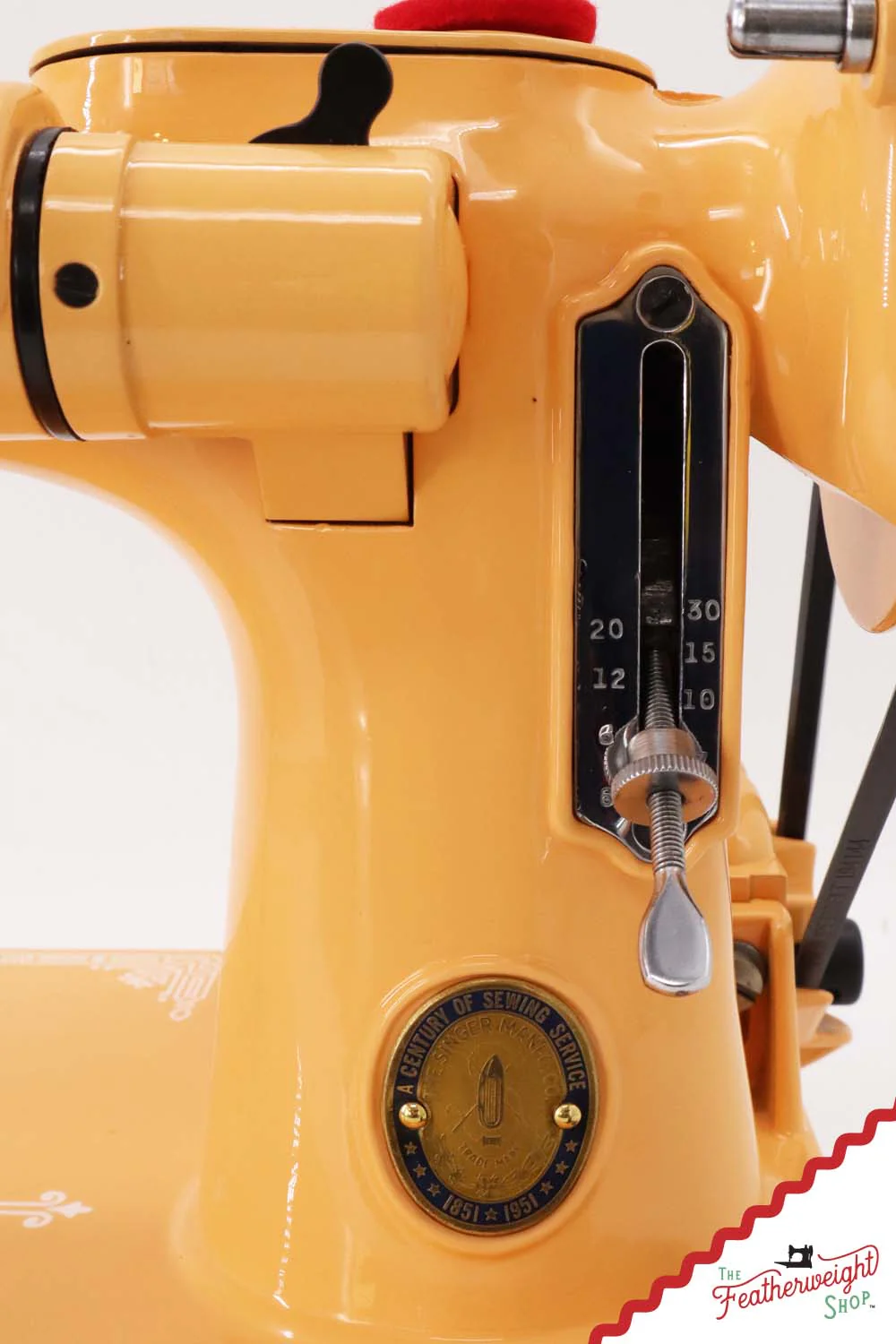 Singer Featherweight 221K, Centennial - EG353*** - Fully Restored in Dreamsicle - Image 17