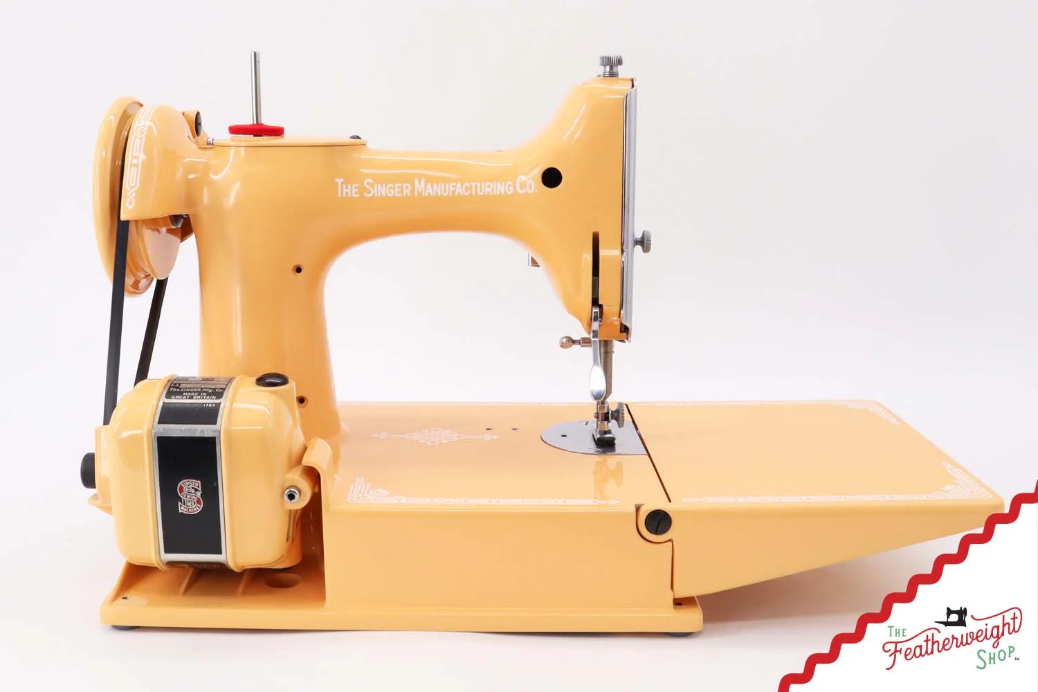 Singer Featherweight 221K, Centennial - EG353*** - Fully Restored in Dreamsicle - Image 7