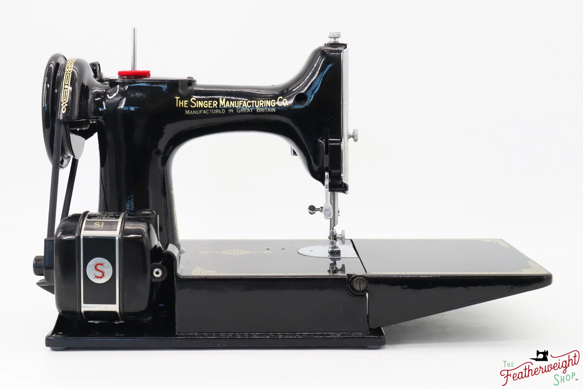 Singer Featherweight 221K Centennial, EH001***, RARE Great Britain Decal - Image 6