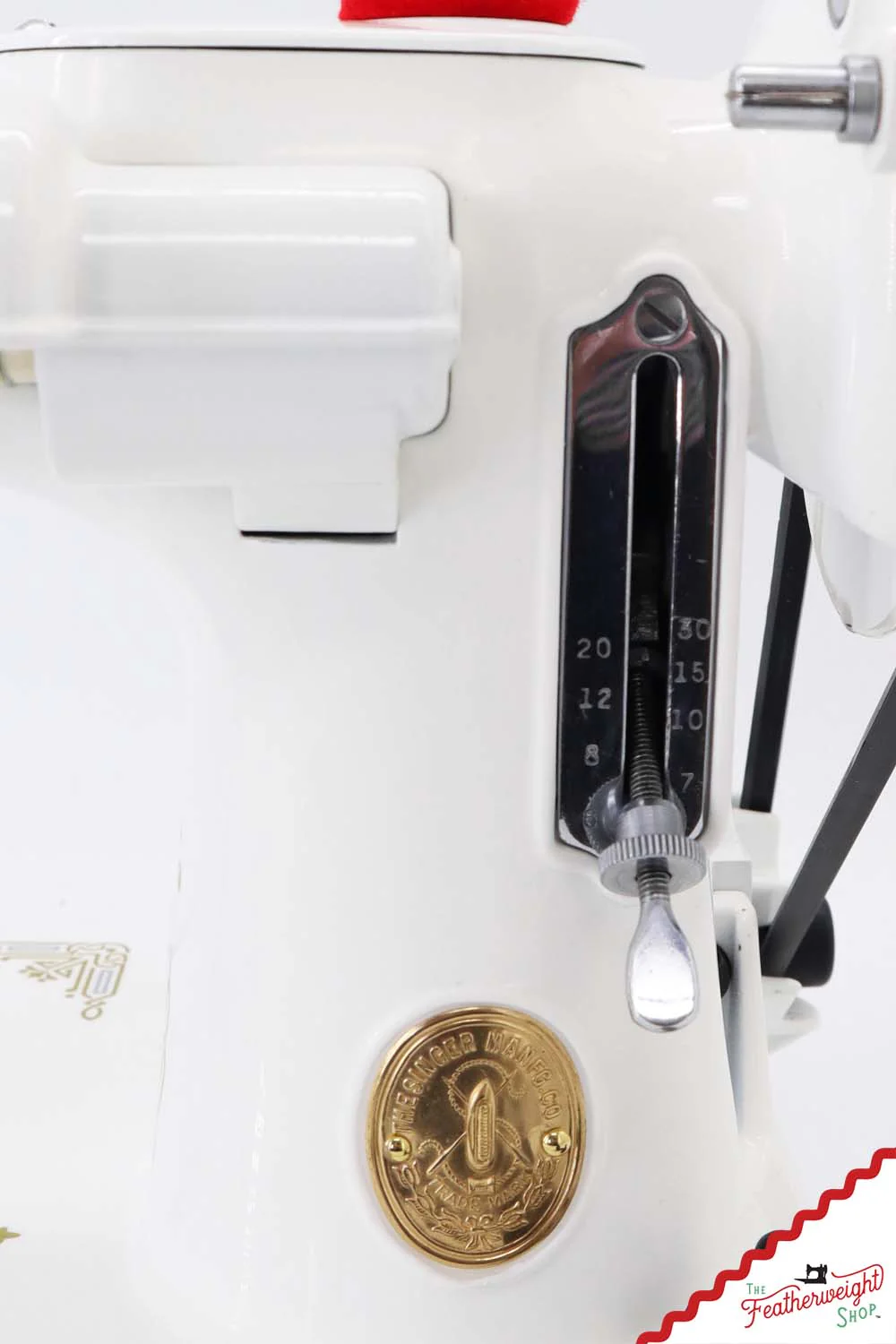 Singer Featherweight 221K - EE45284* - Fully Restored in White - Image 17