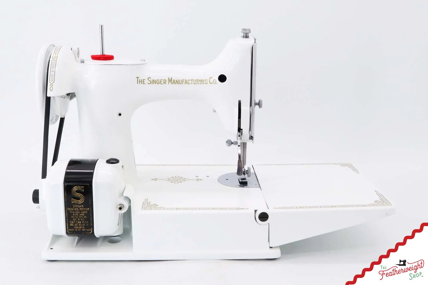 Singer Featherweight 221K - EE45284* - Fully Restored in White - Image 7