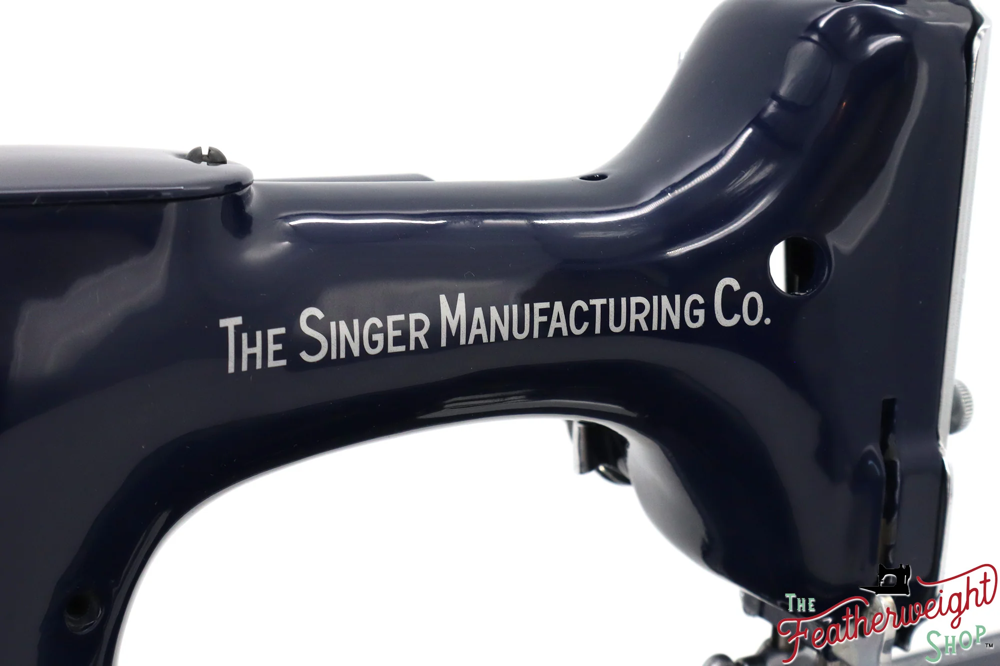Singer Featherweight 221K - EE574*** - Fully Restored in Navy - Image 11