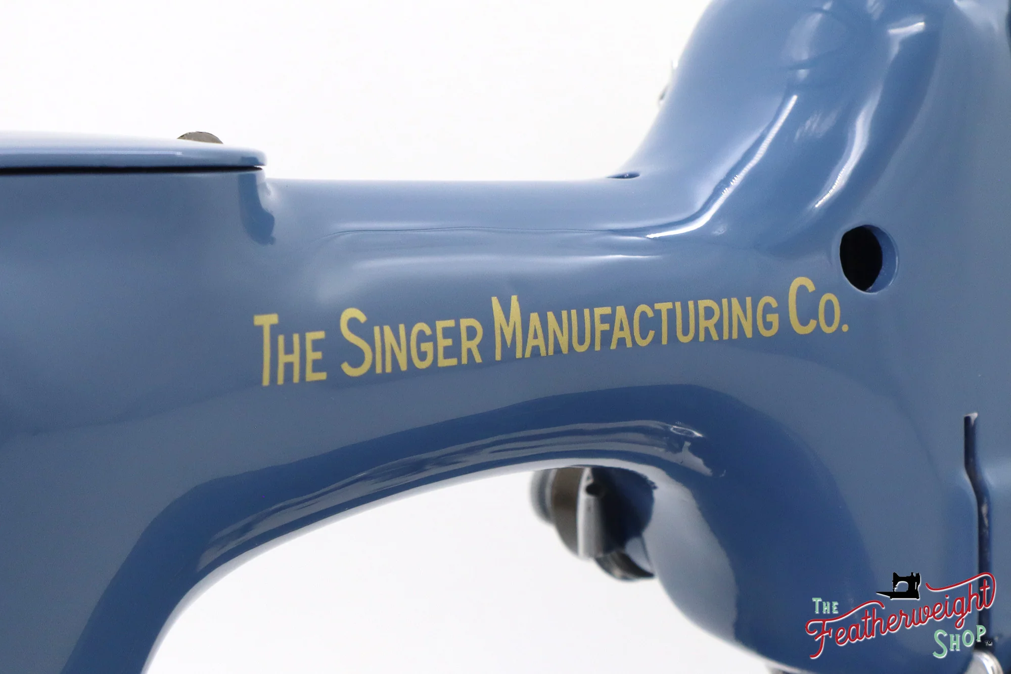Singer Featherweight 221K - EE575*** - Fully Restored in Denim - Image 12