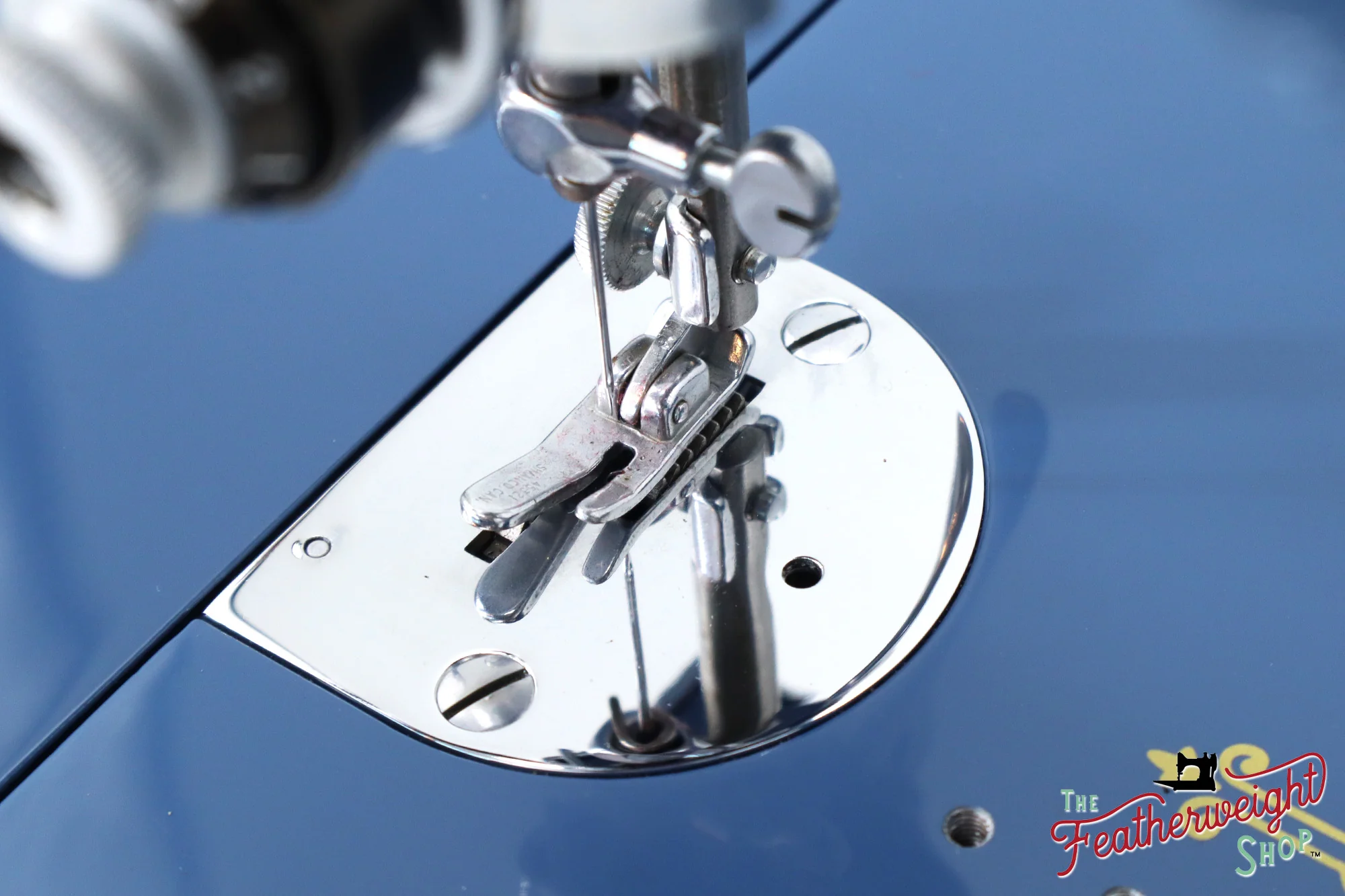 Singer Featherweight 221K - EE575*** - Fully Restored in Denim - Image 13