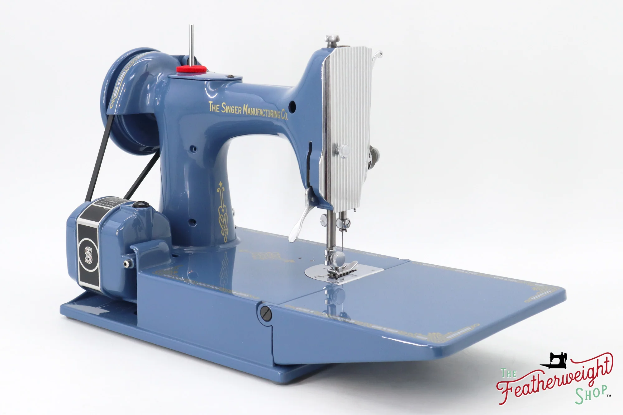 Singer Featherweight 221K - EE575*** - Fully Restored in Denim - Image 6
