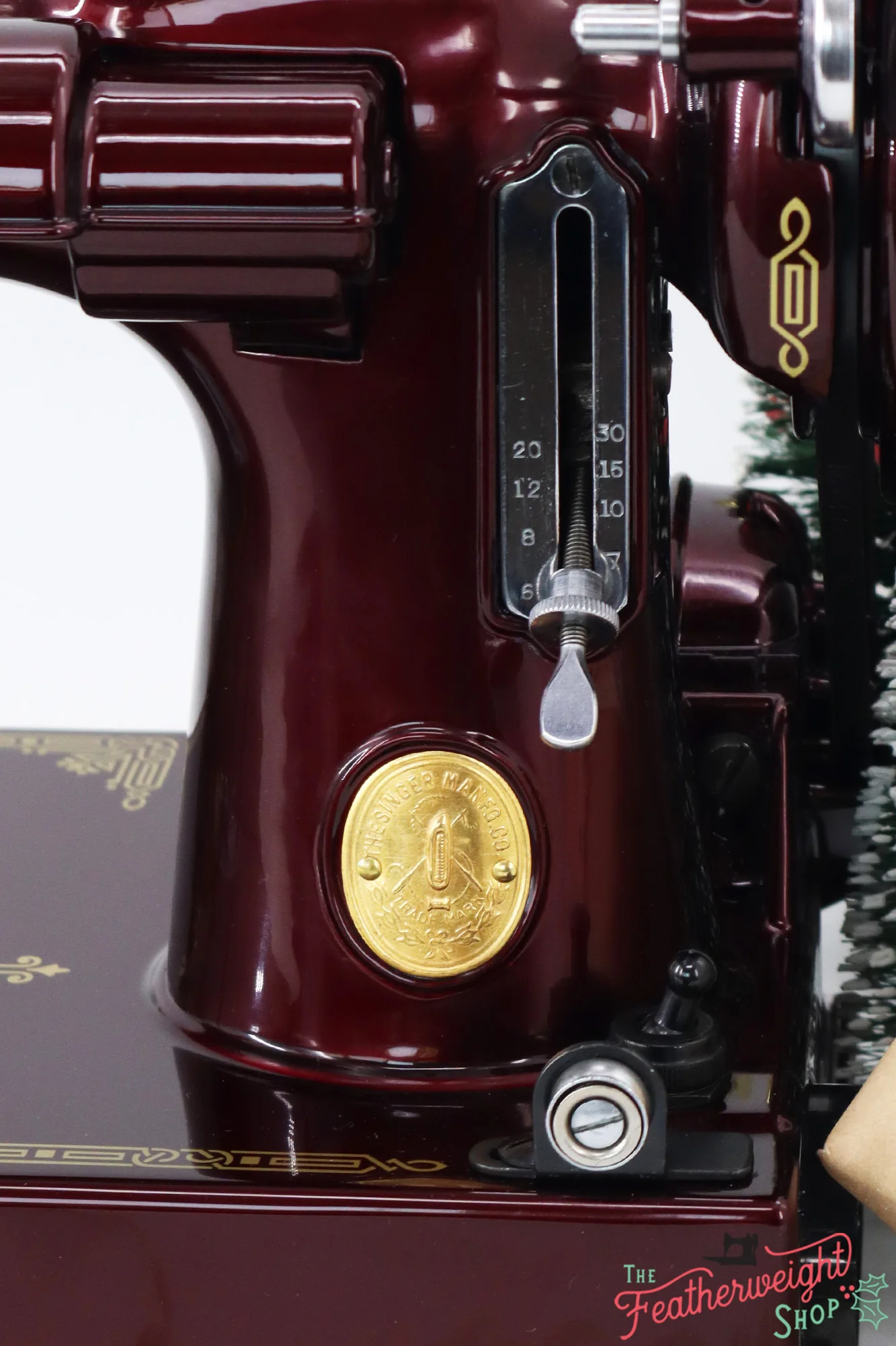 Singer Featherweight 221K, EE856*** - Fully Restored in Brandywine - Image 15