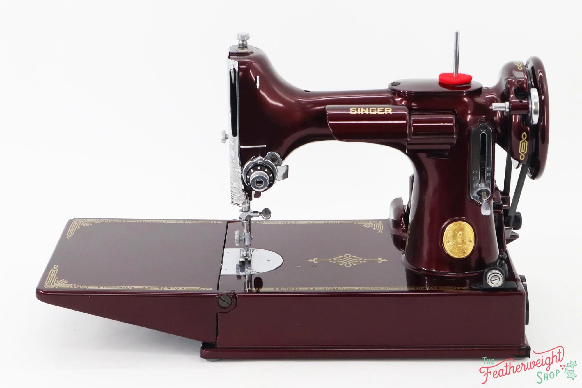 Singer Featherweight 221K, EE856*** - Fully Restored in Brandywine - Image 4