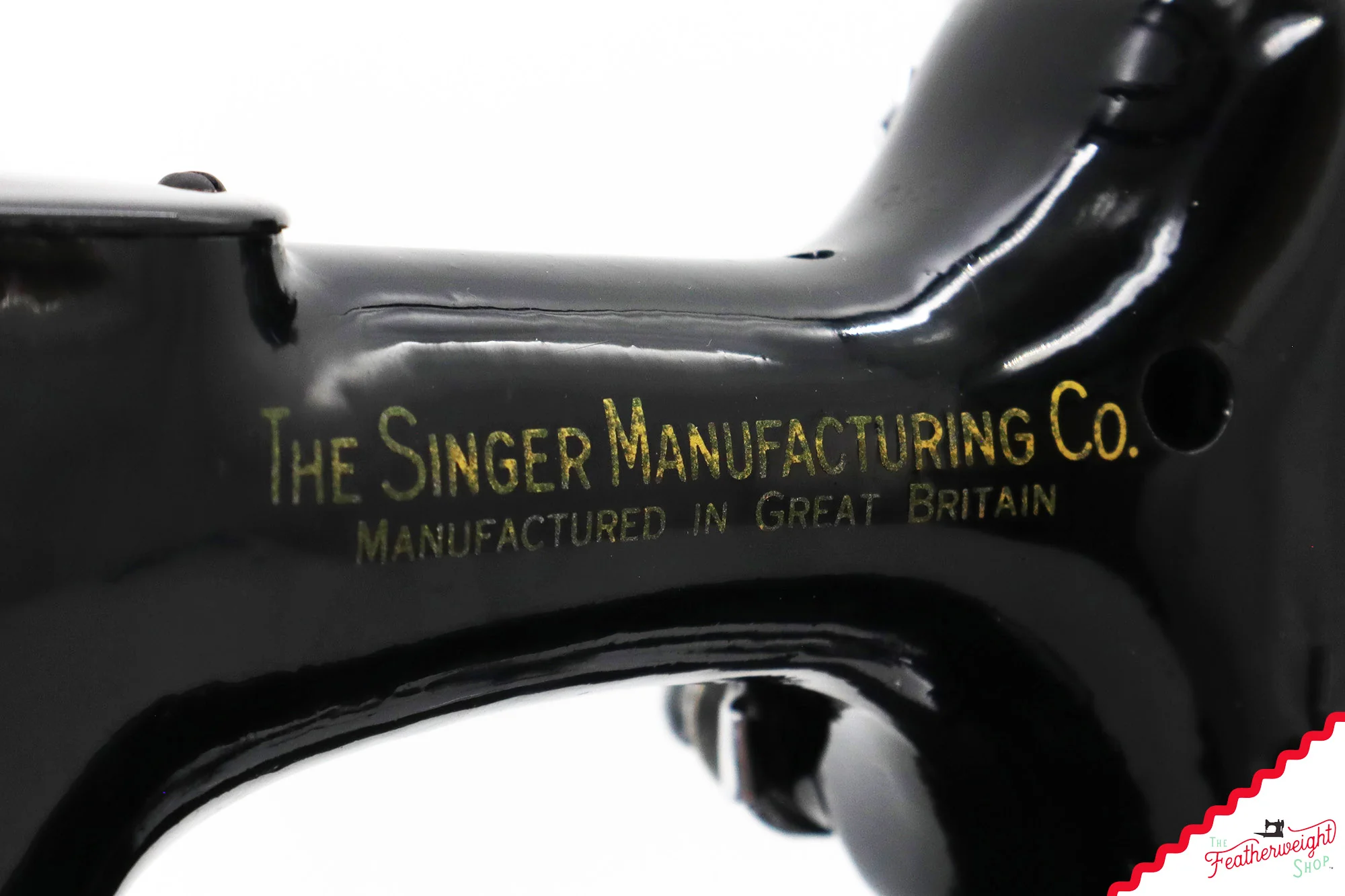Singer Featherweight 221K, EF160***, RARE Great Britain Decal - Image 13