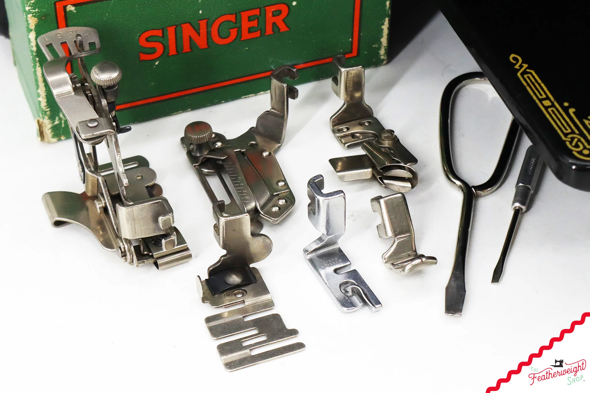 Singer Featherweight 221K, EF160***, RARE Great Britain Decal - Image 16