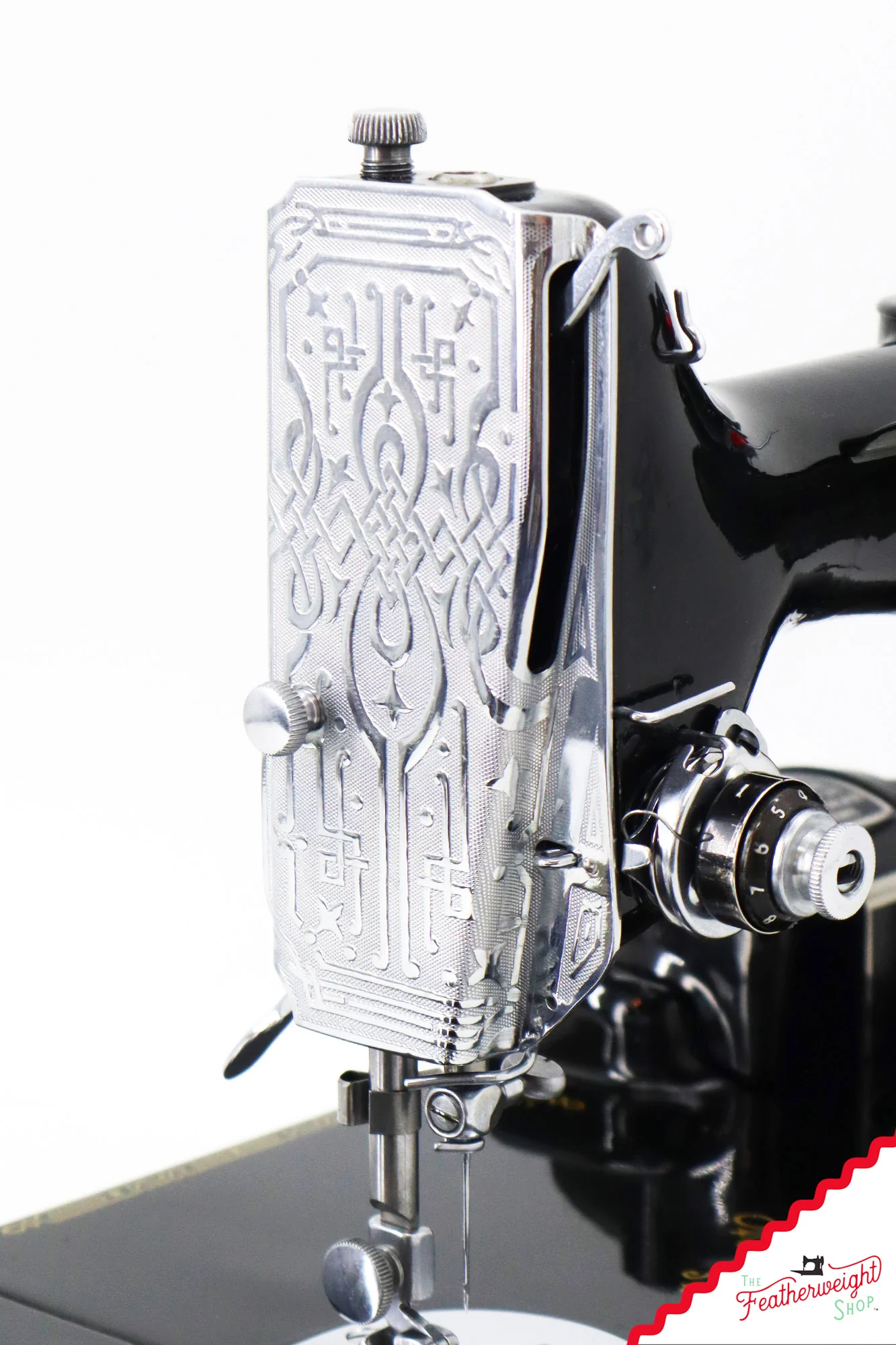 Singer Featherweight 221K, EF160***, RARE Great Britain Decal - Image 5
