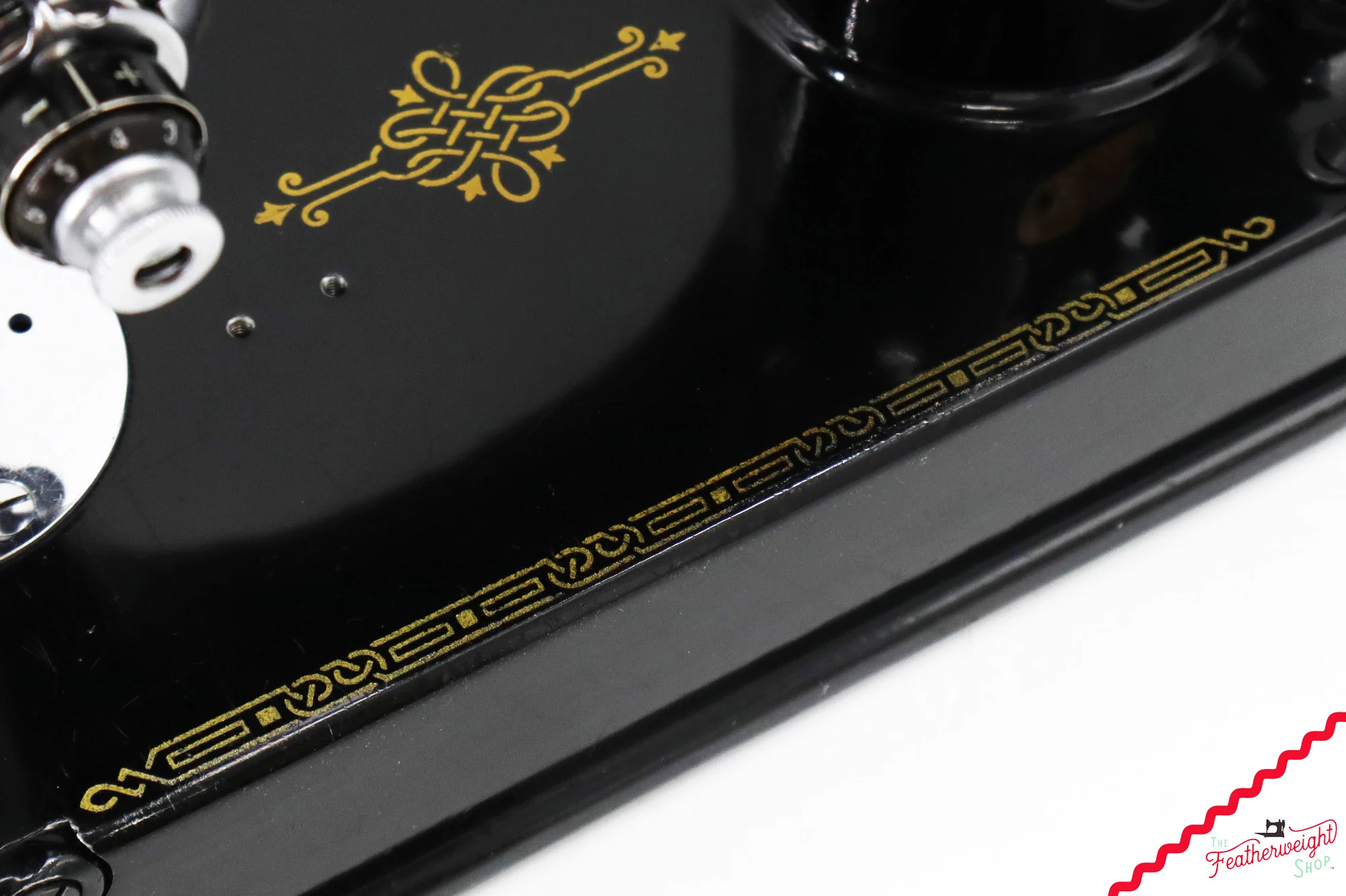 Singer Featherweight 221K, EF160***, RARE Great Britain Decal - Image 8