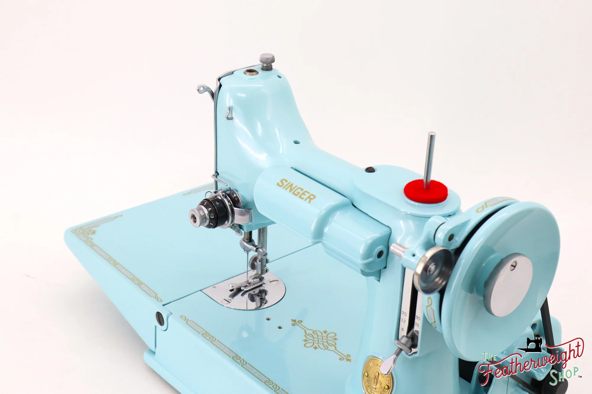 Singer Featherweight 221K - EF562*** - Fully Restored in Snowflake Blue - Image 12