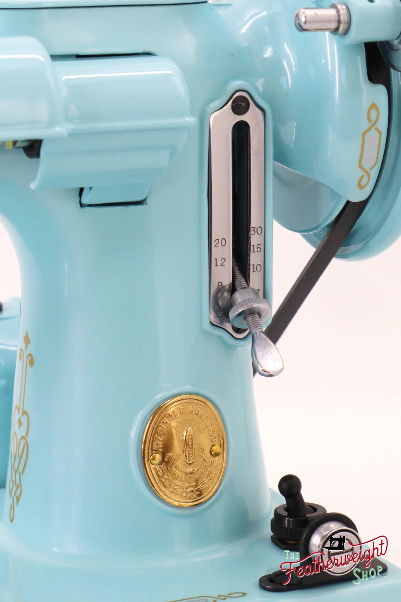 Singer Featherweight 221K - EF562*** - Fully Restored in Snowflake Blue - Image 17