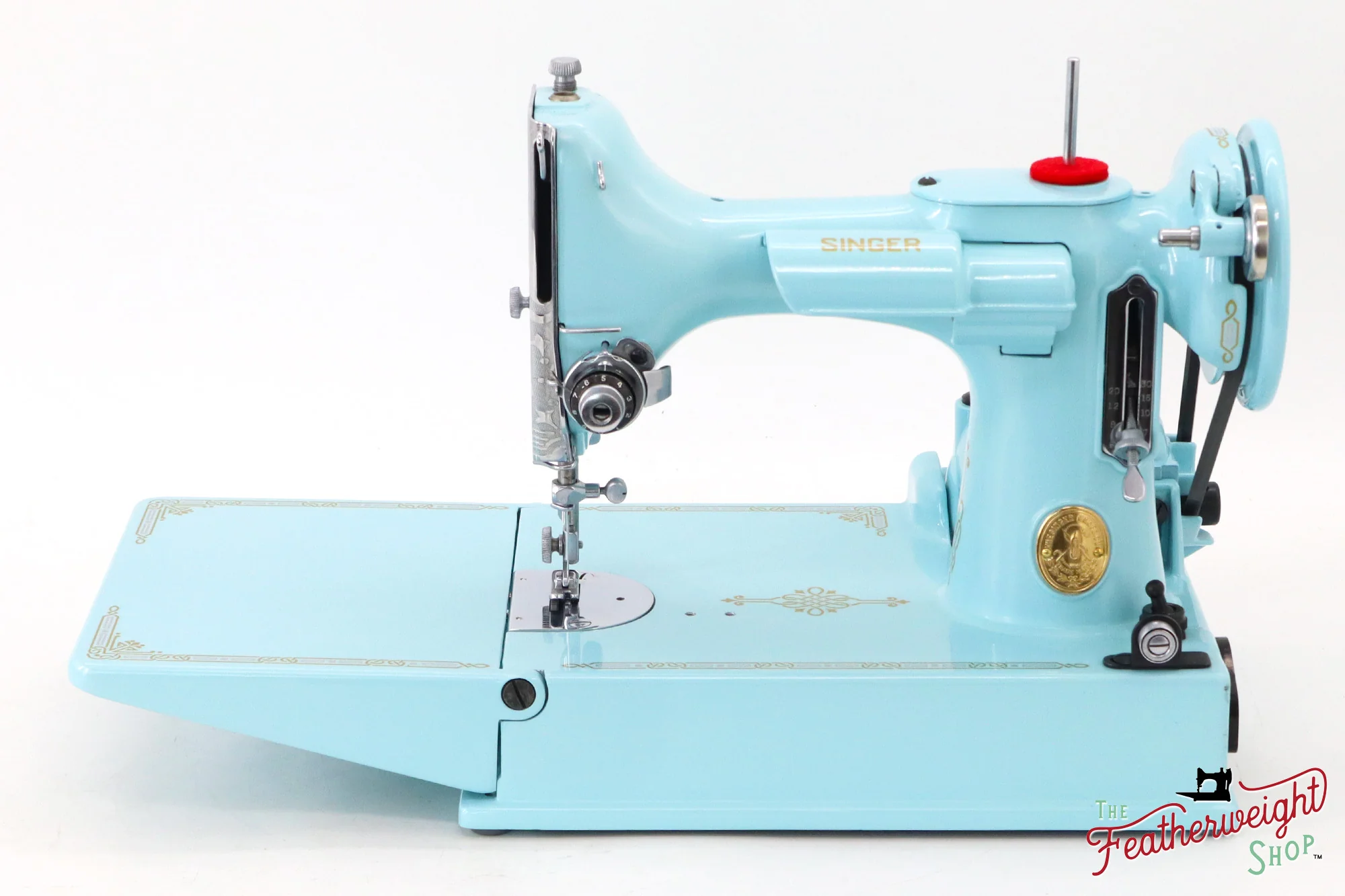 Singer Featherweight 221K - EF562*** - Fully Restored in Snowflake Blue - Image 5