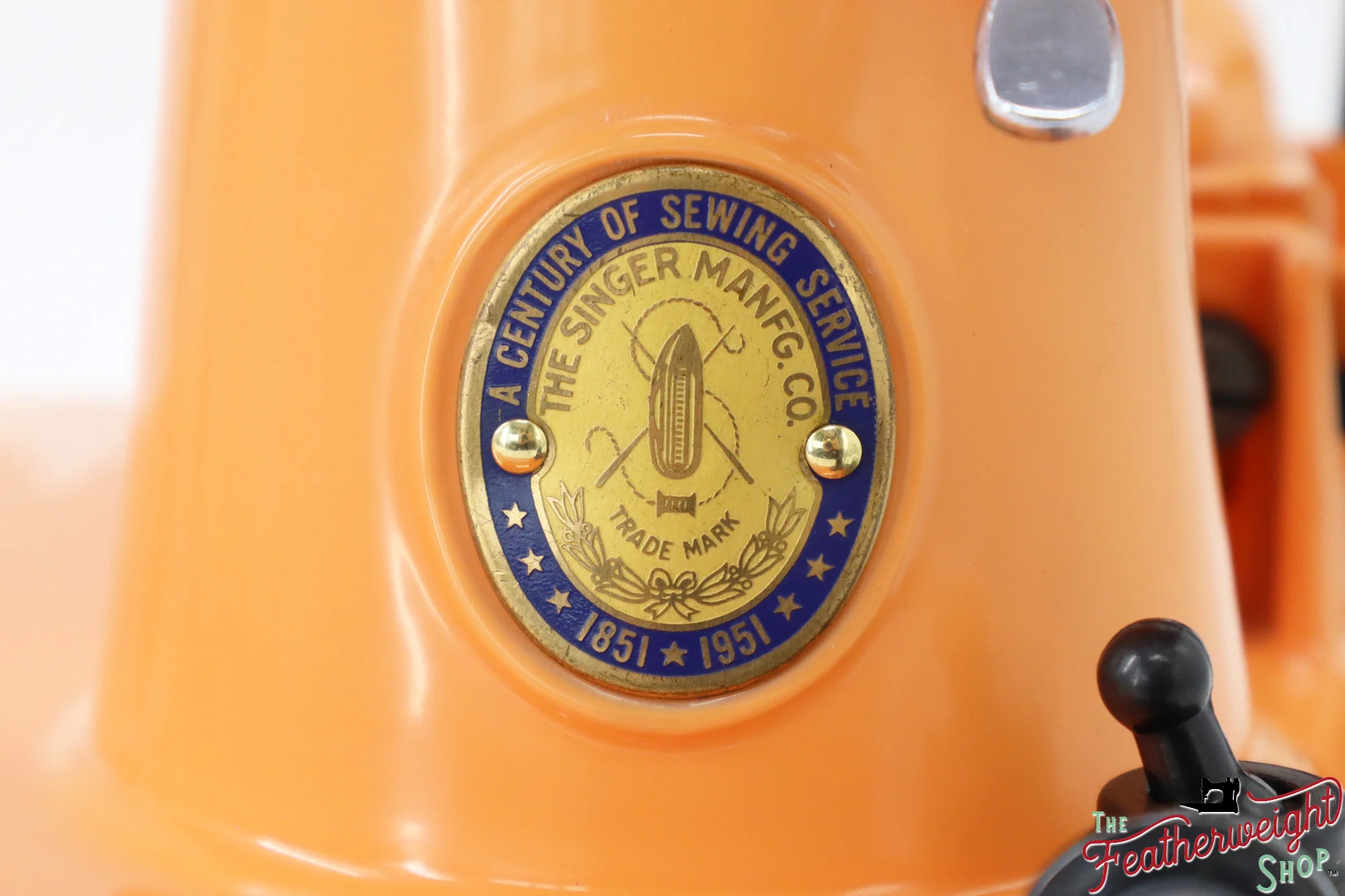 Singer Featherweight 221K Centennial, EF9121** - Fully Restored in Happy Papaya - Image 14