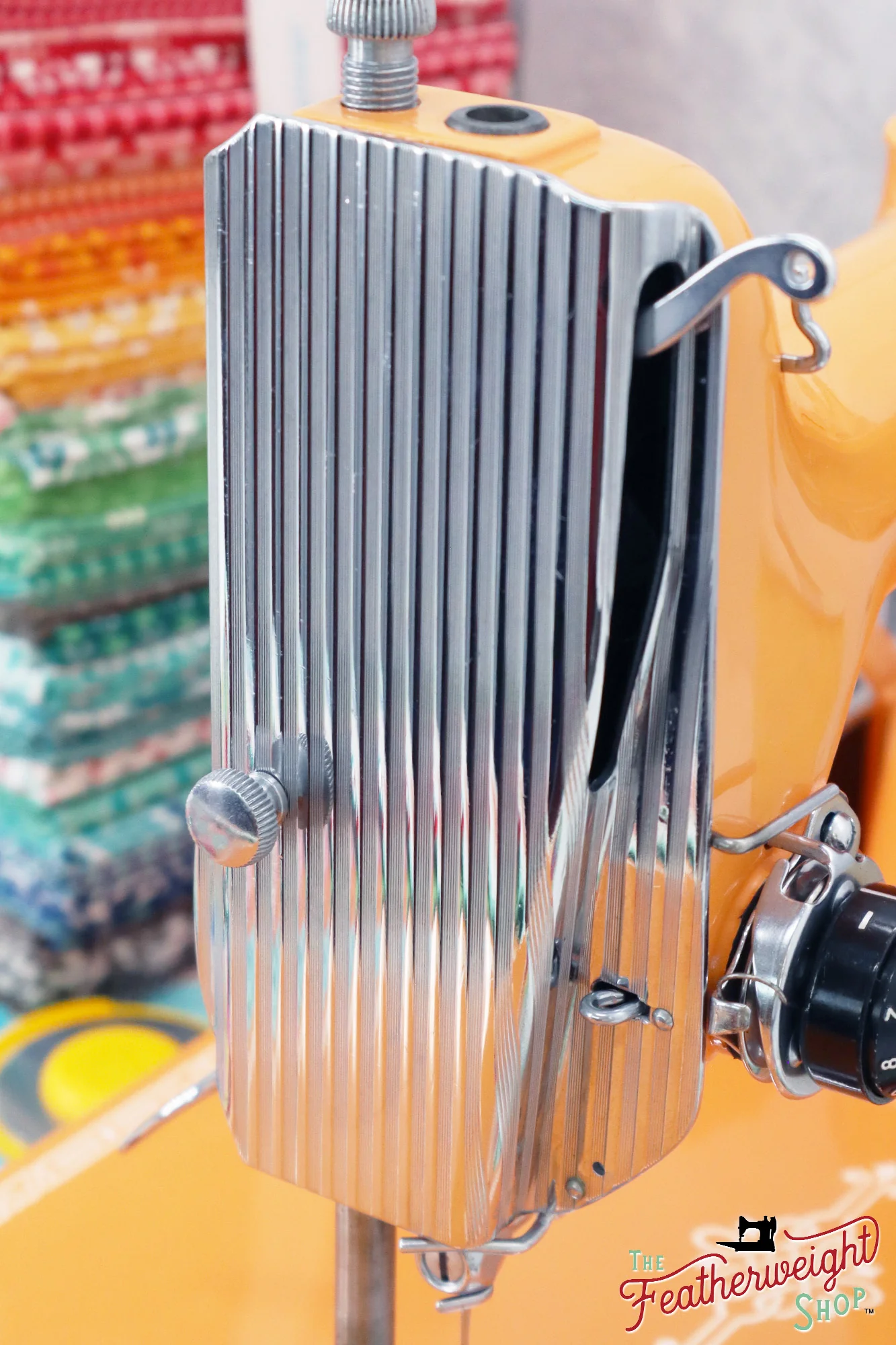 Singer Featherweight 221K Centennial, EF9121** - Fully Restored in Happy Papaya - Image 15