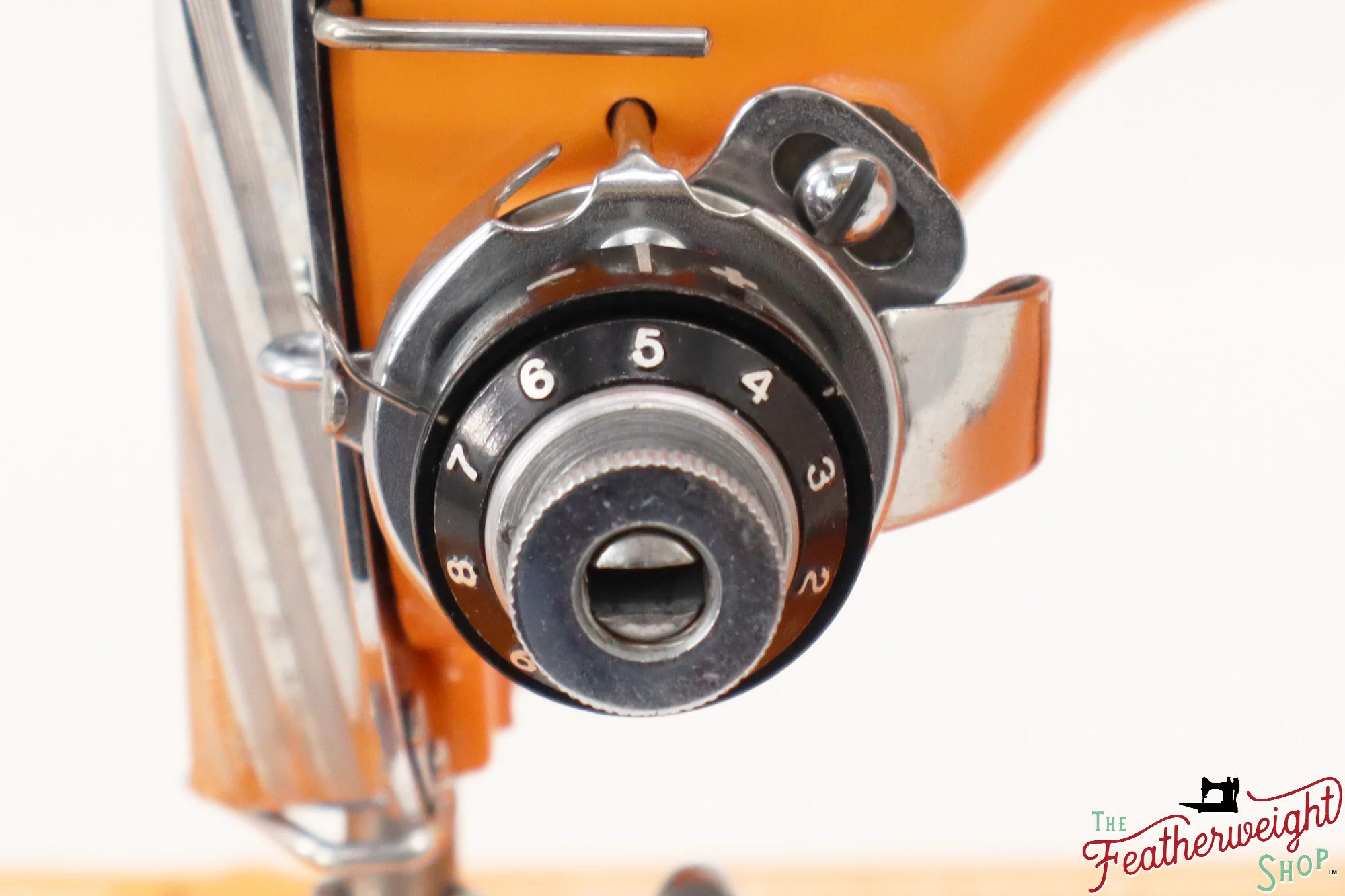 Singer Featherweight 221K Centennial, EF9121** - Fully Restored in Happy Papaya - Image 16