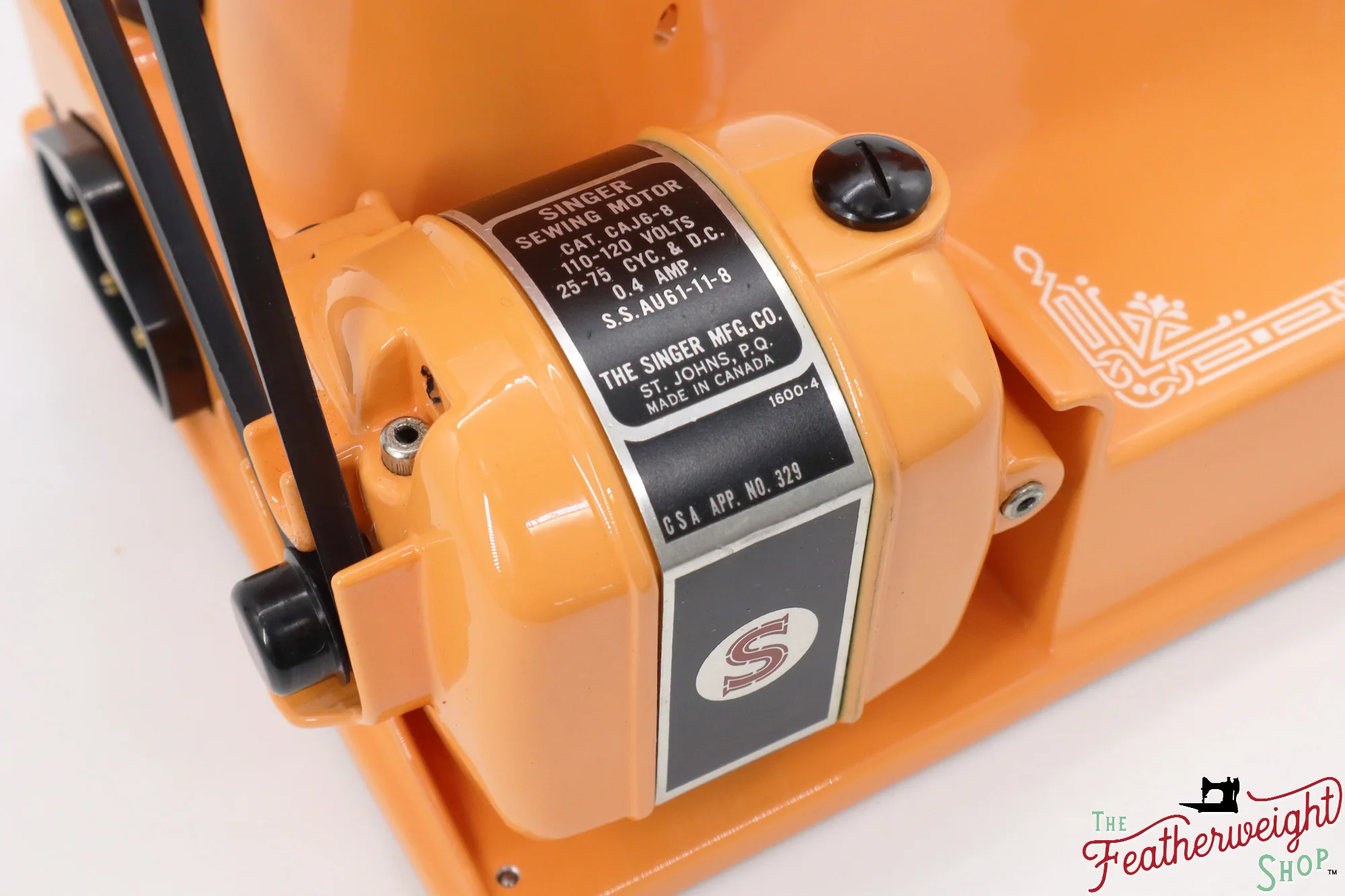 Singer Featherweight 221K Centennial, EF9121** - Fully Restored in Happy Papaya - Image 17