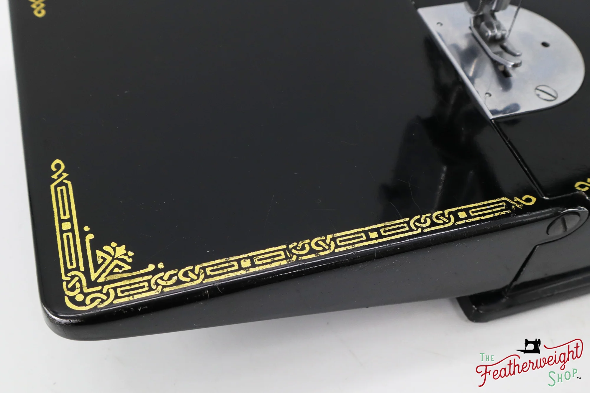 Singer Featherweight 221K, EG348***, RARE Great Britain Decal - Image 10
