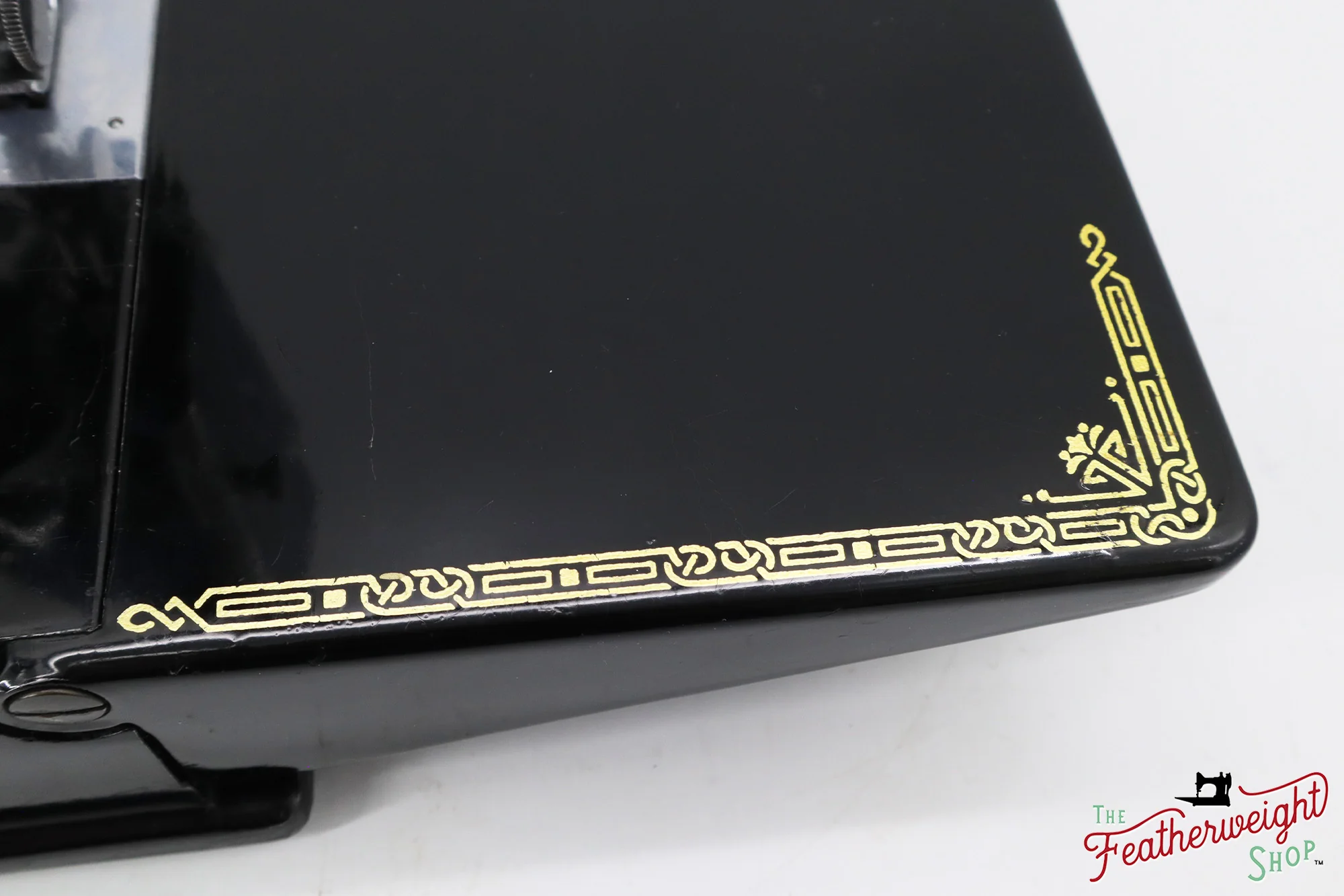 Singer Featherweight 221K, EG348***, RARE Great Britain Decal - Image 12