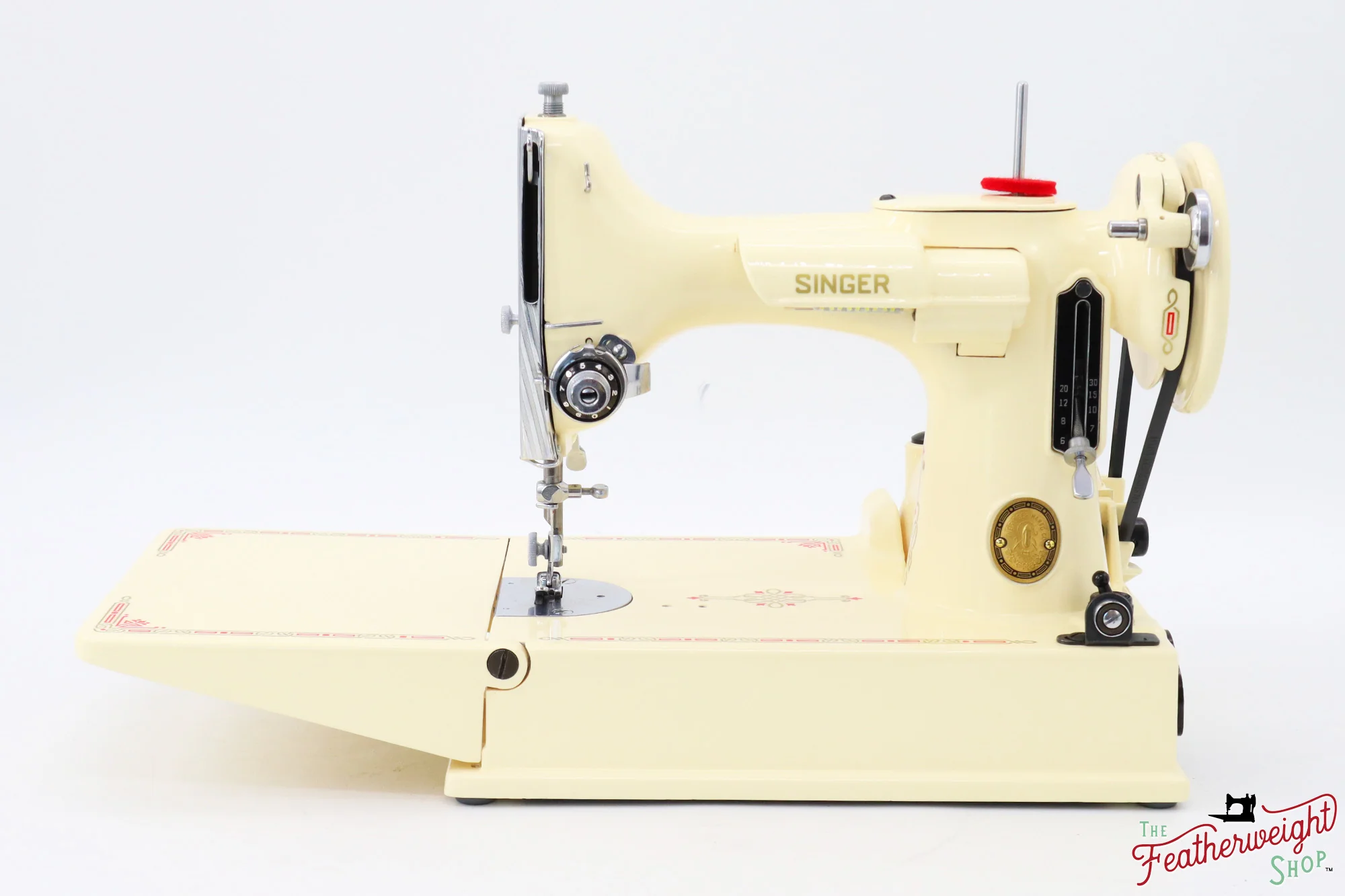 Singer Featherweight 221K, EH890*** - Fully Restored in Sugar Cookie - Image 3