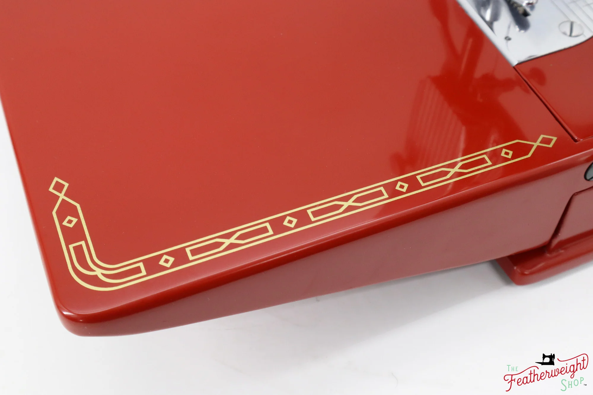 Singer Featherweight 221K, Red 'S', ES173*** - Fully Restored in Brick Red - Image 9