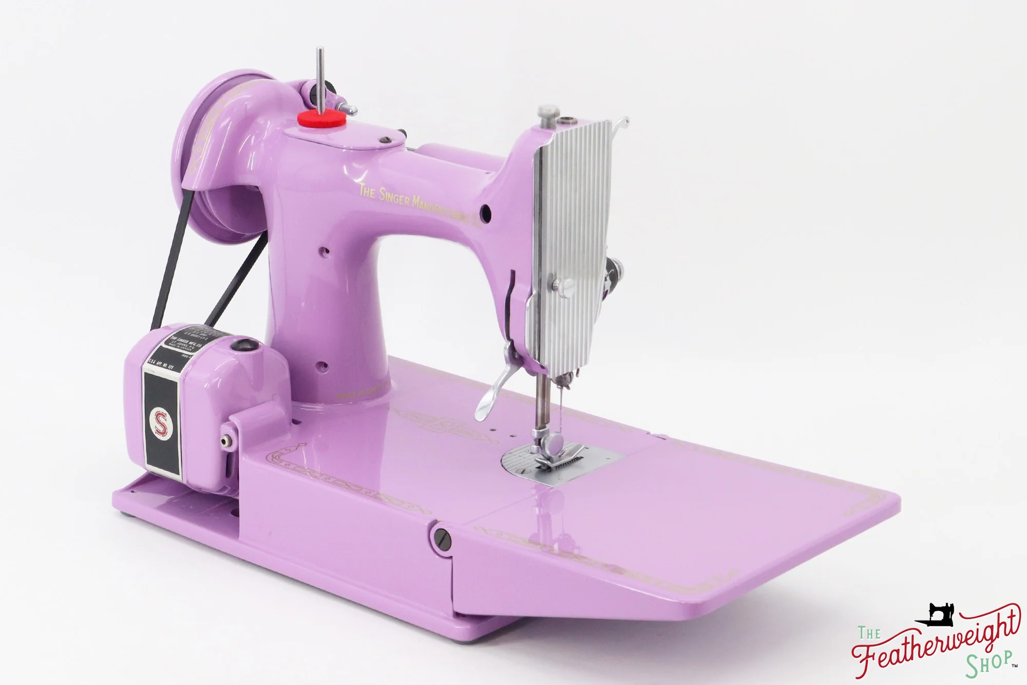 Singer Featherweight 221K, Red 'S', ES2430** - Fully Restored in Lilac - Image 8